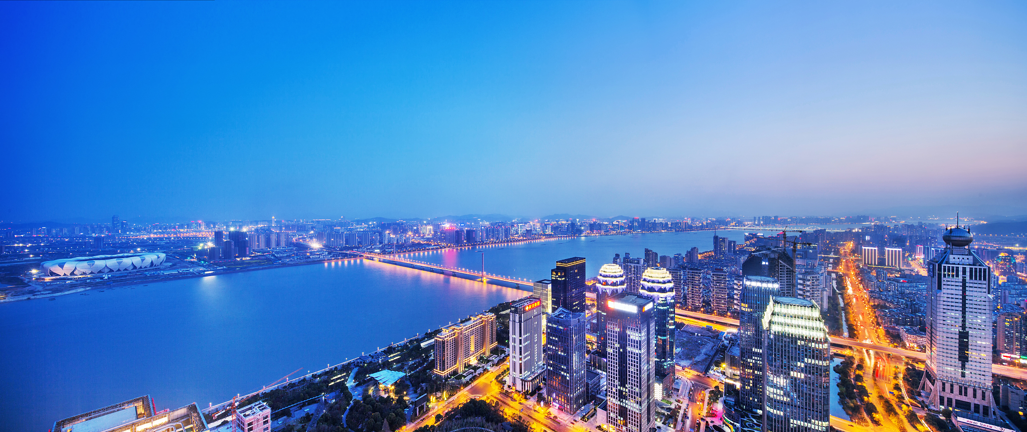钱江新城夜景