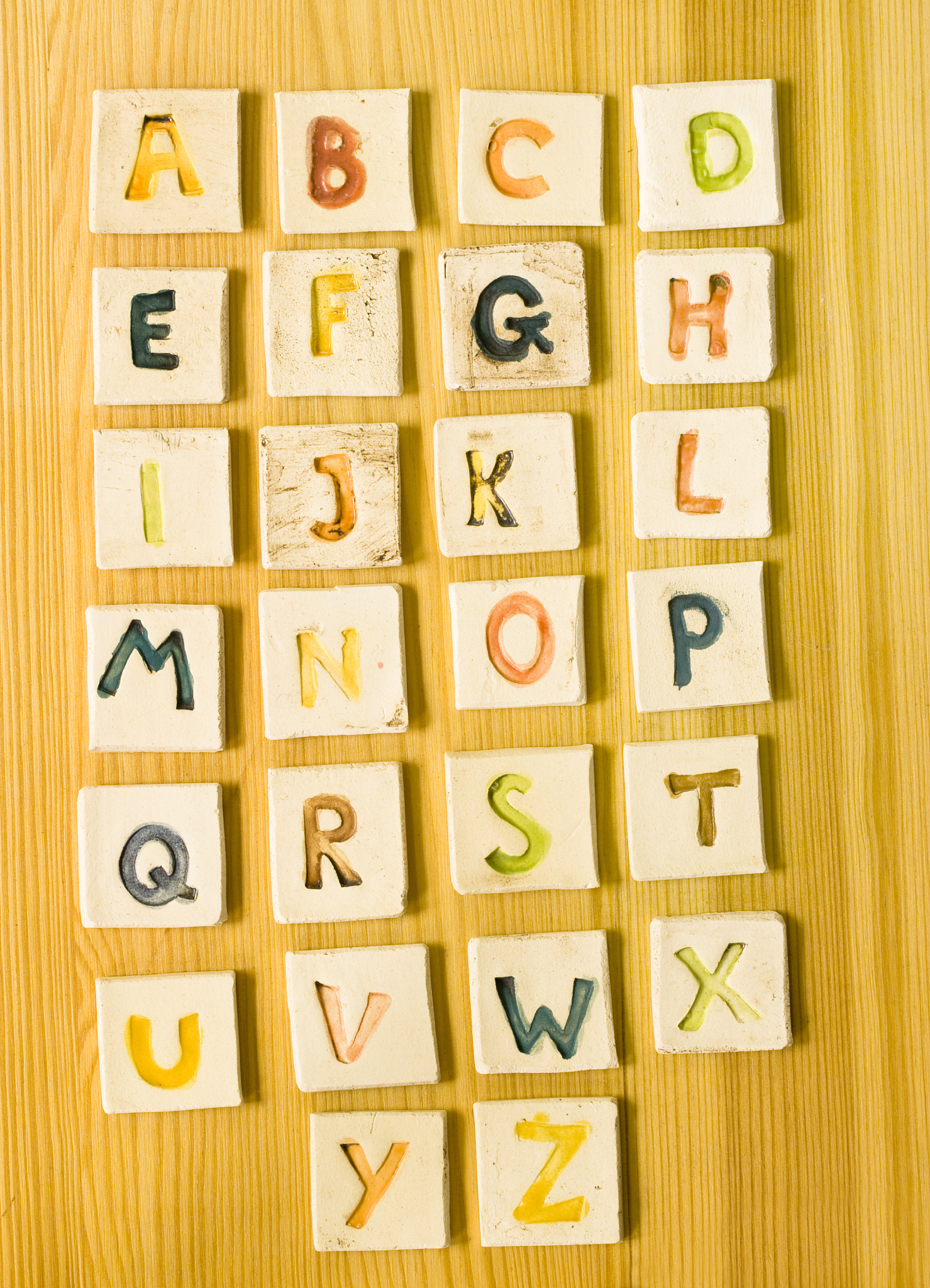 字母顺序表 26个