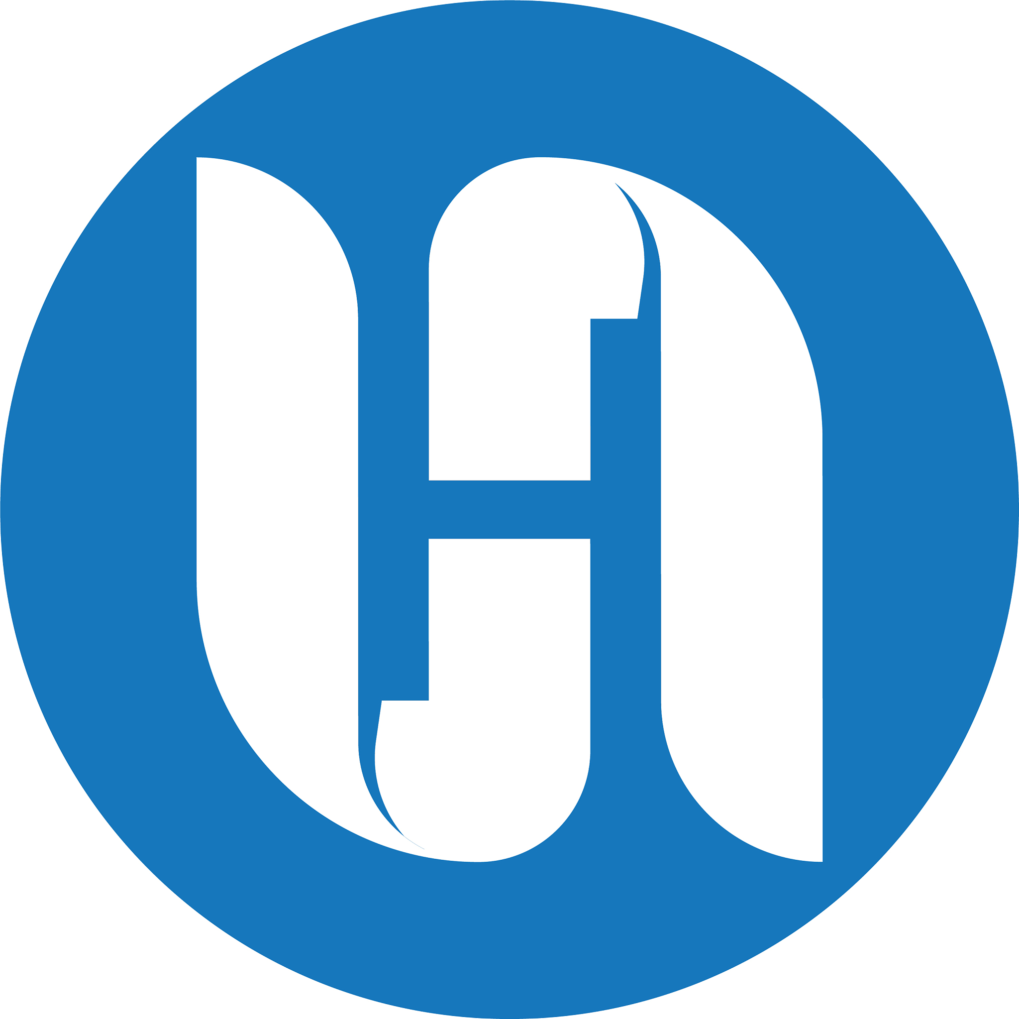 h letter logo template design
