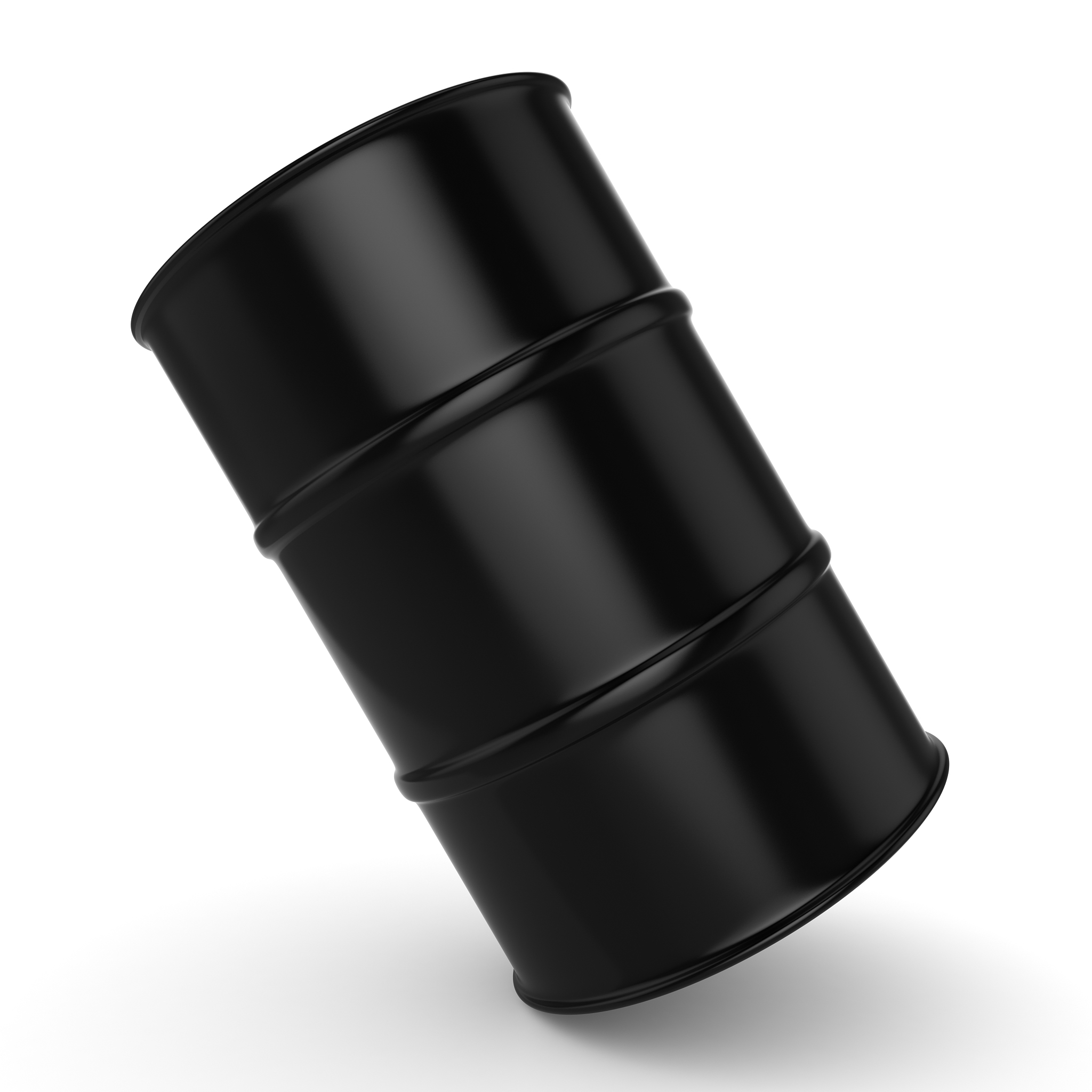 3d rendering black barrel