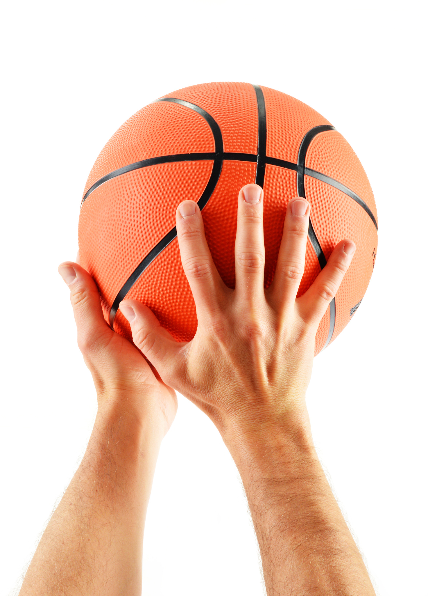 basketball isolated on white background