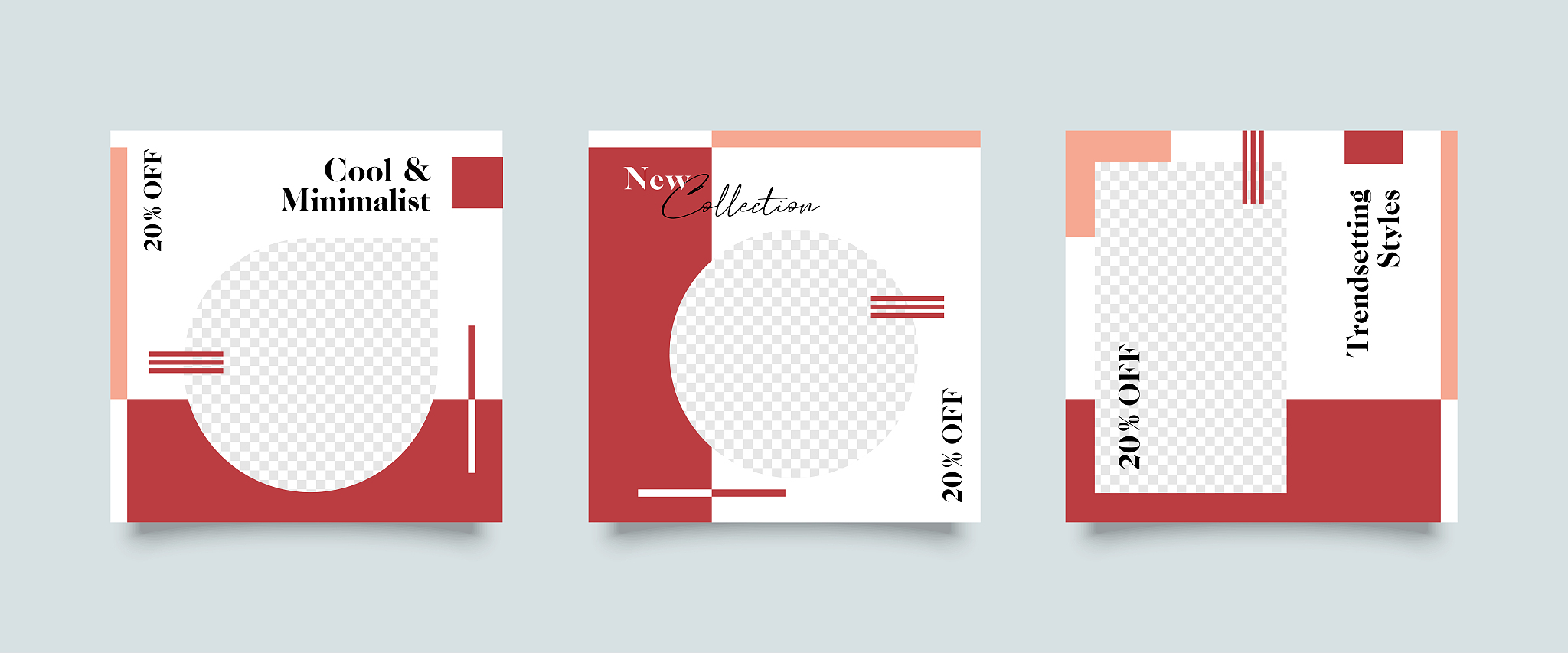 fashion social media post template