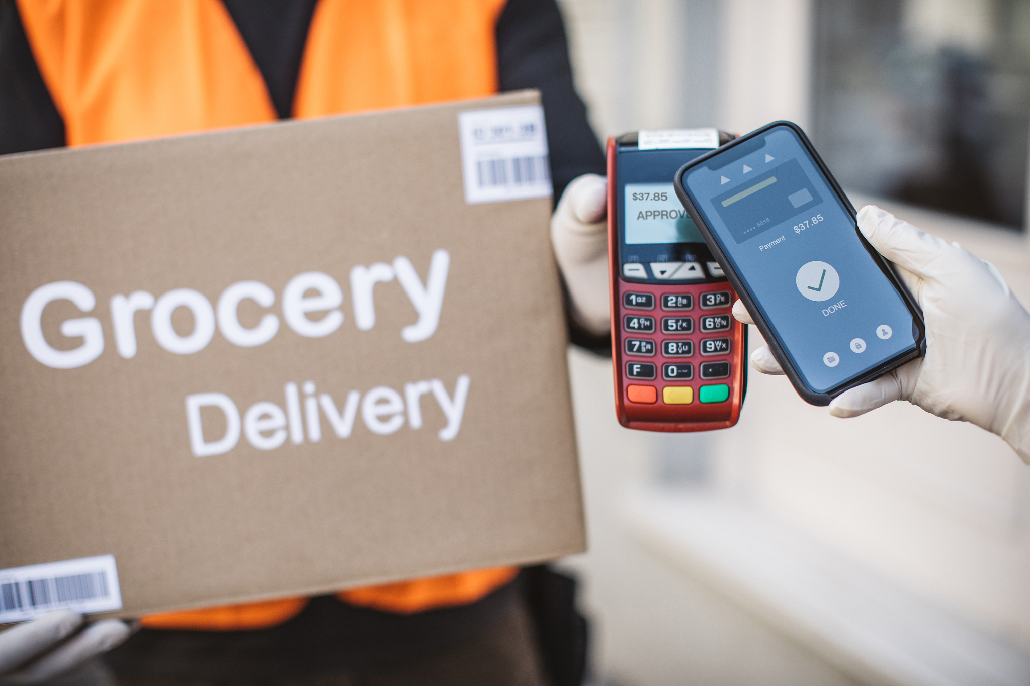 paying delivered goods