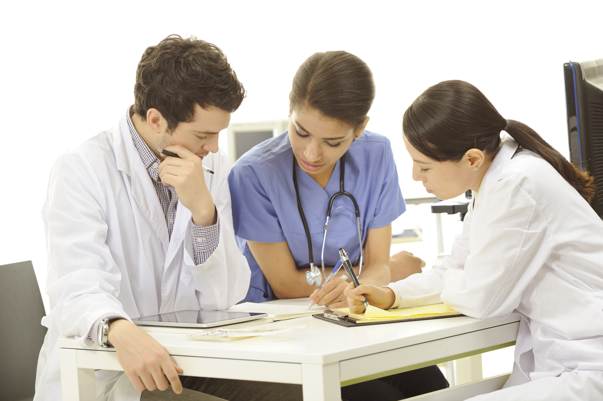 multiethnic medical team