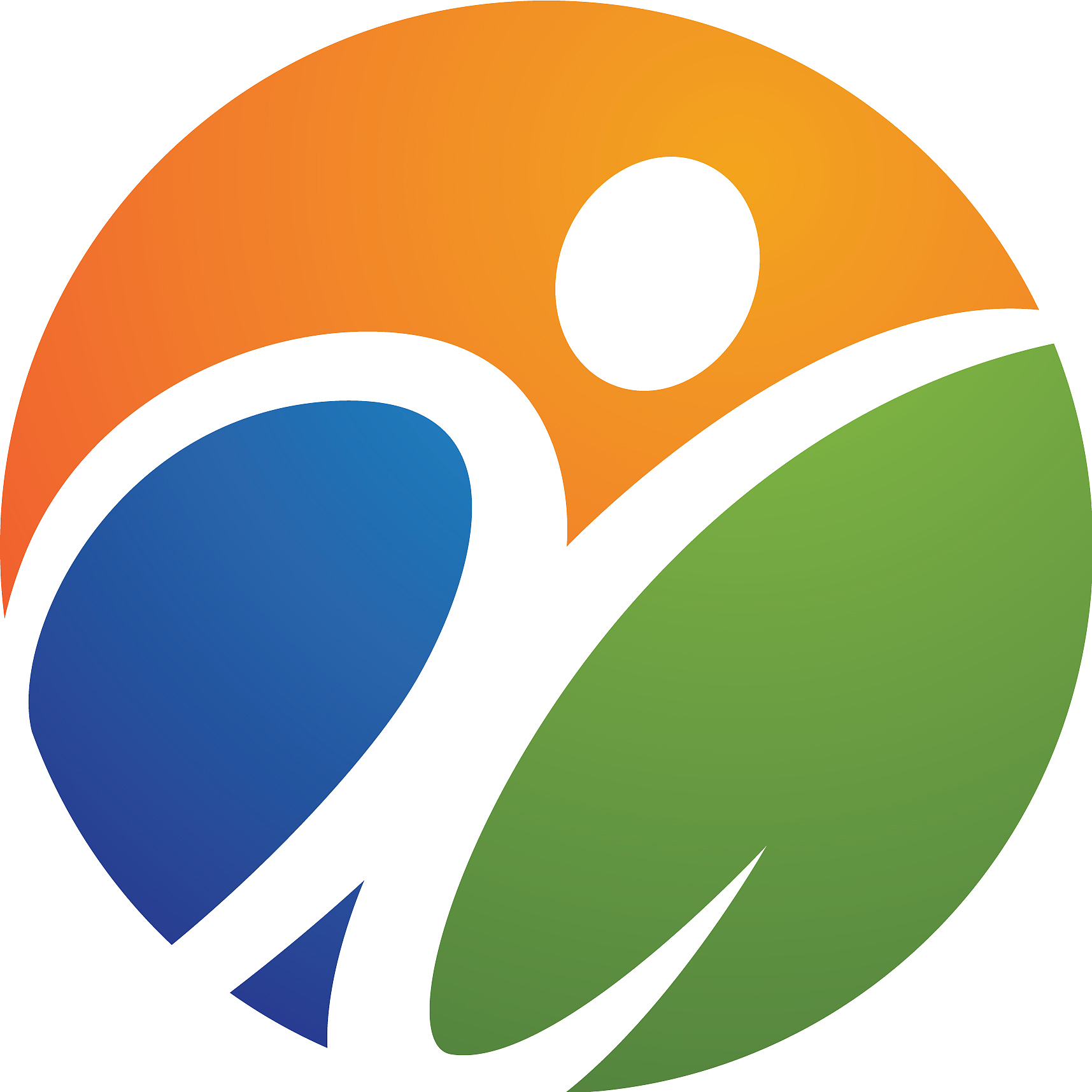 human character logo sign health care logo sign