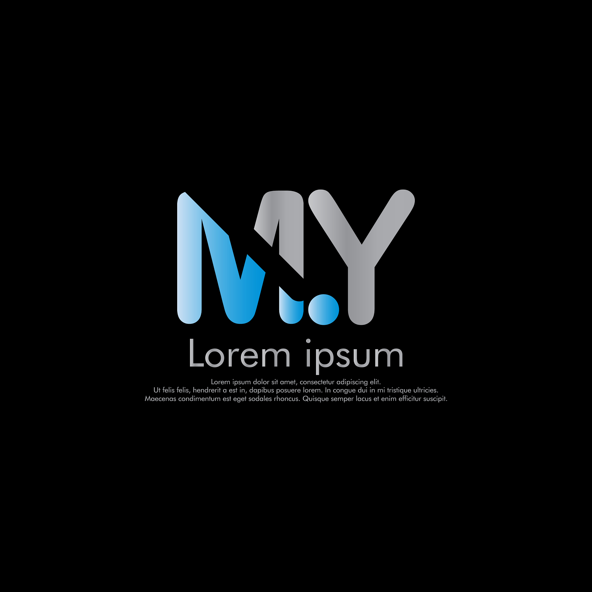 m y my initial abstract logo concept