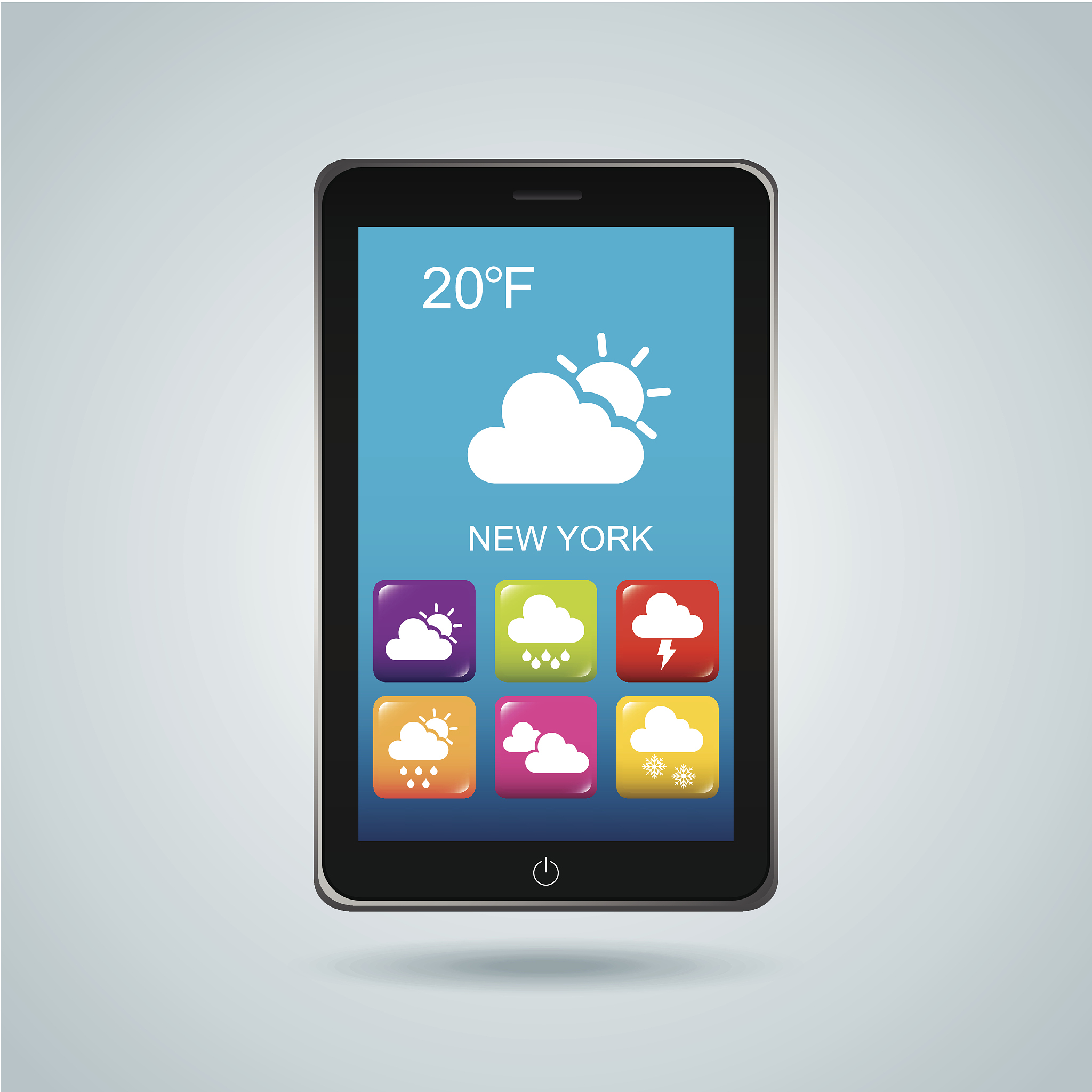 smart phone colorful