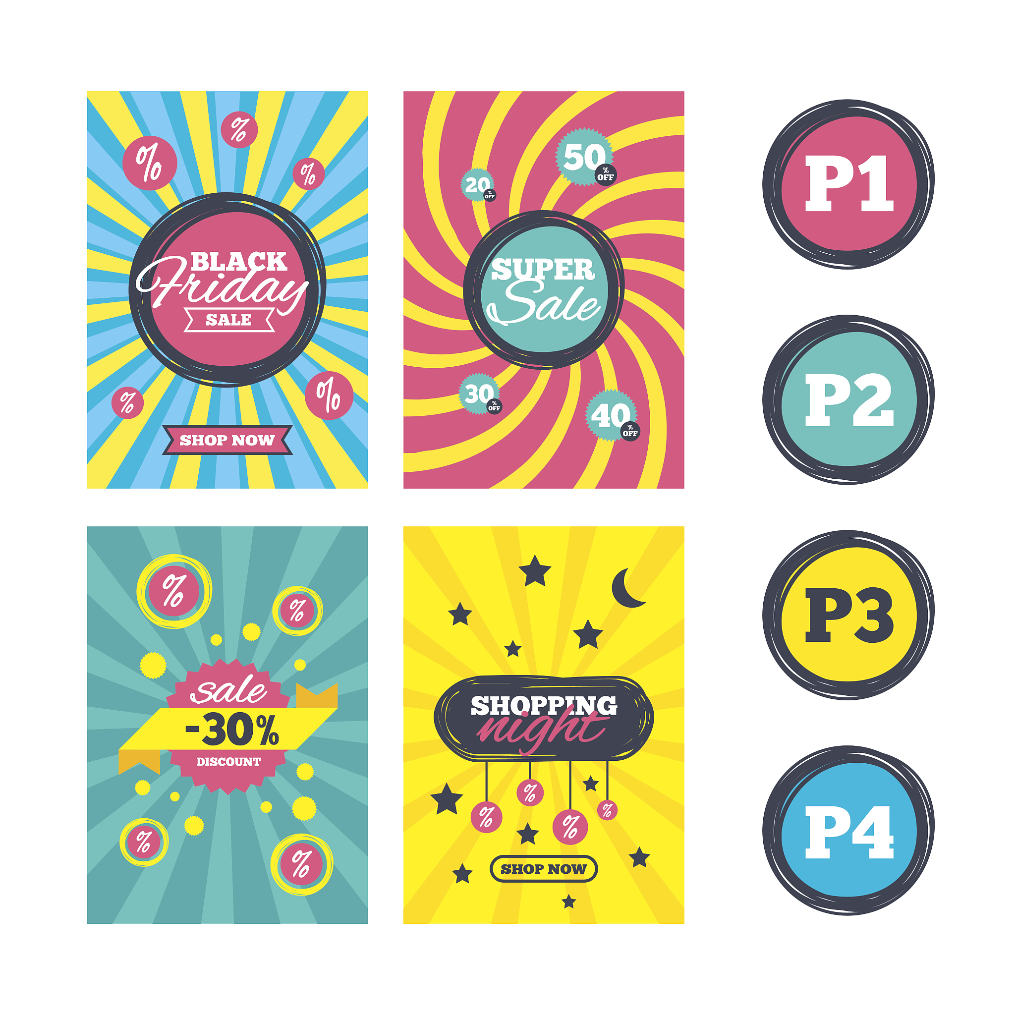 car parking icons. first and second floor sign.