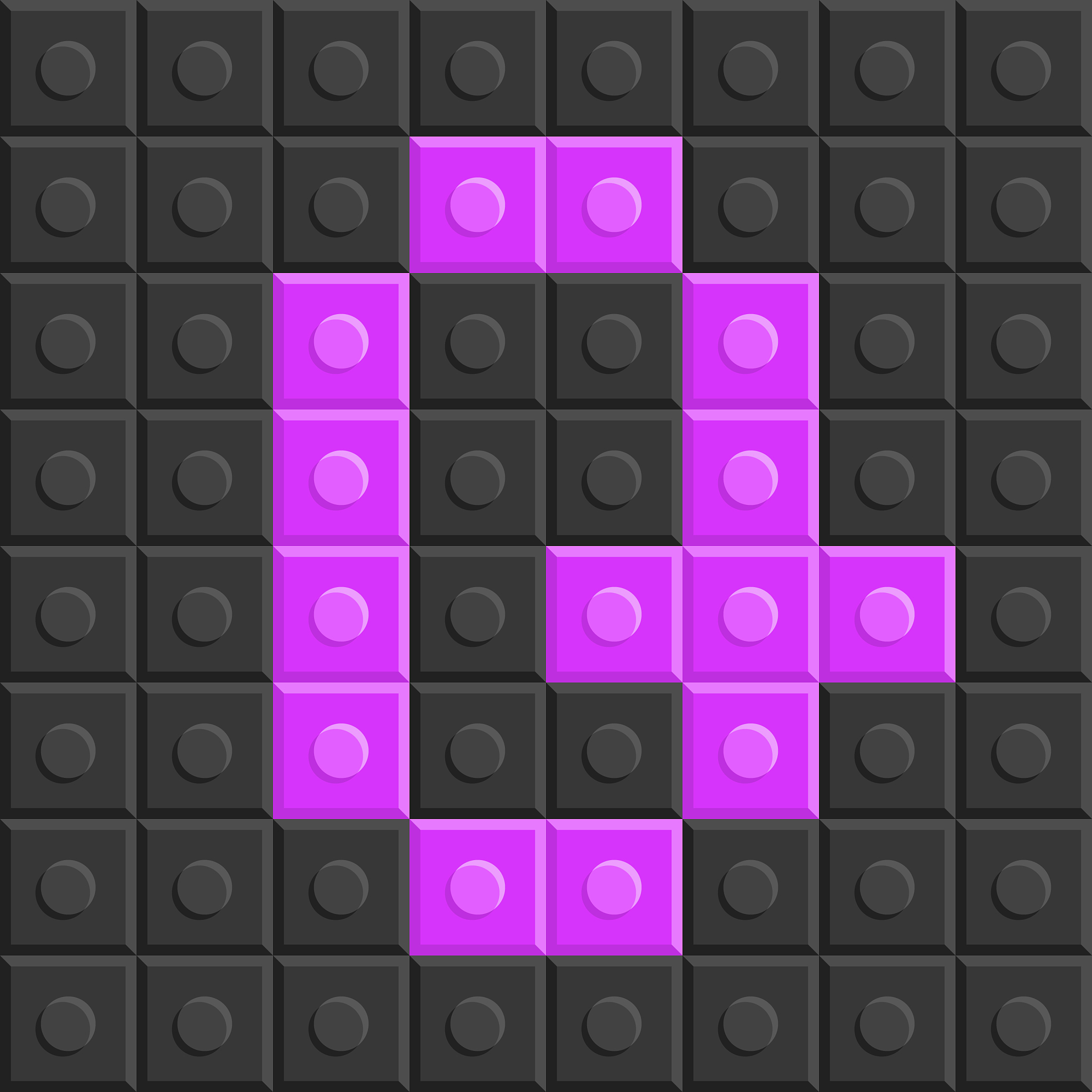 blocks in english capital letter q alphabet set