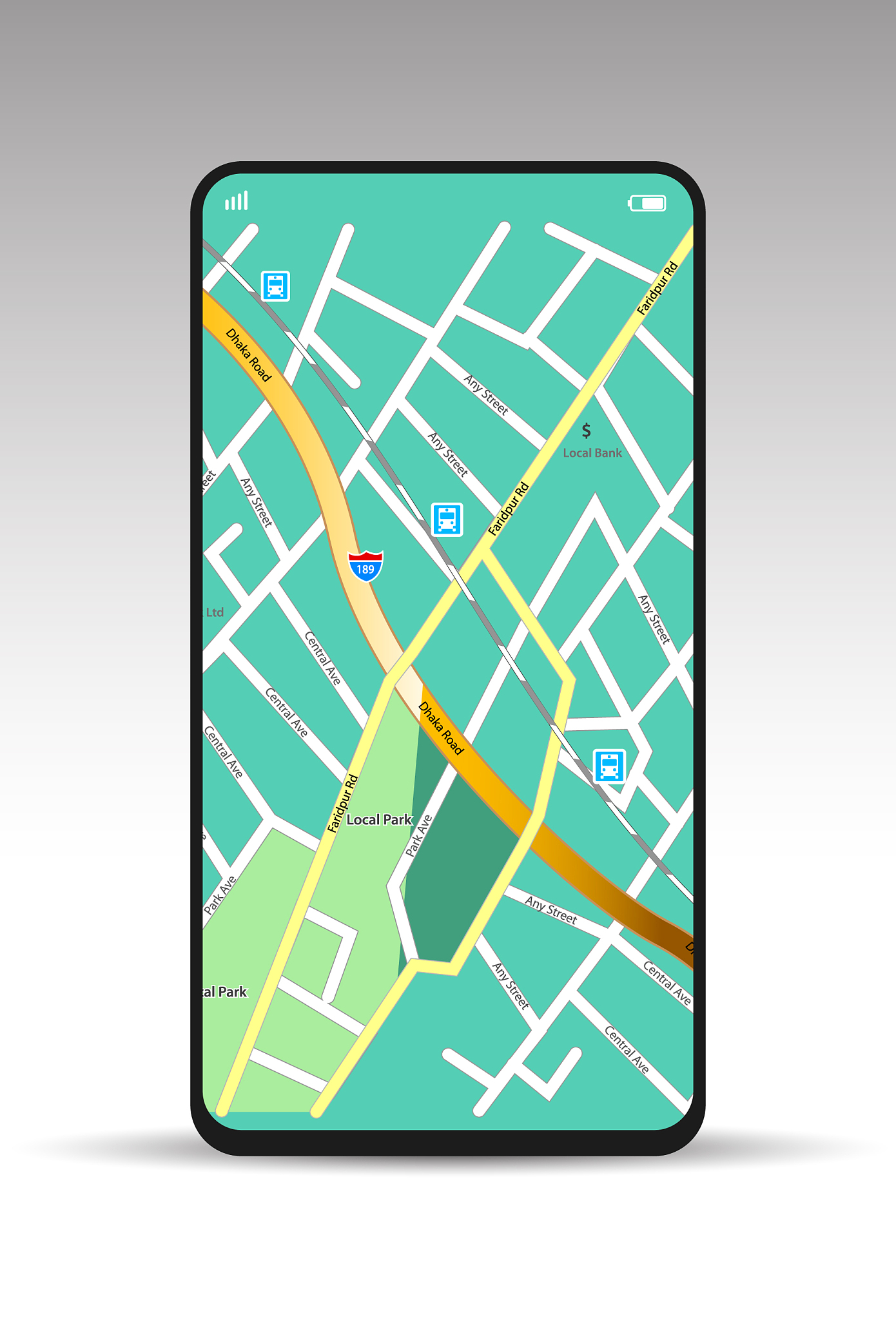 navigation and location on smartphone