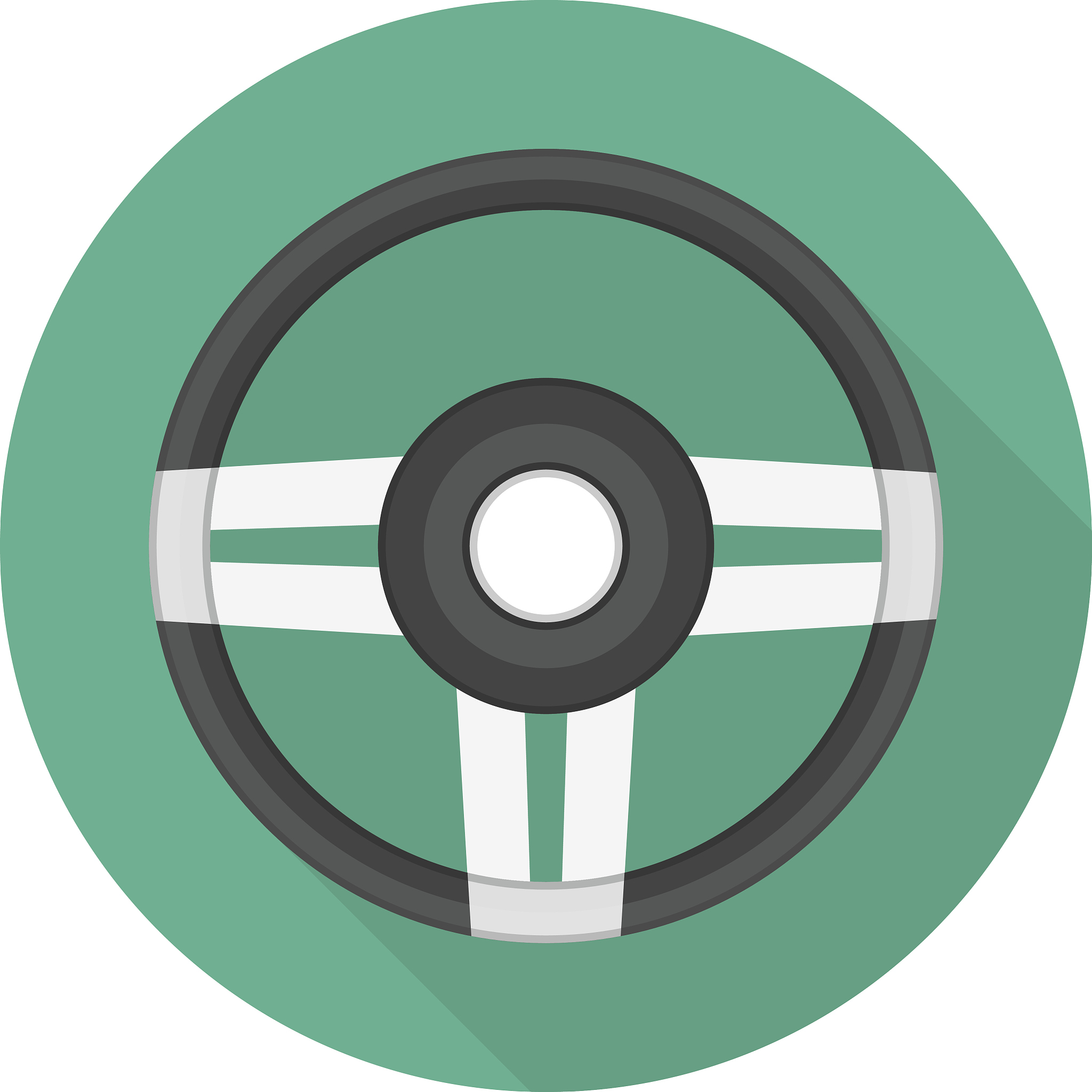 steering wheel icon.