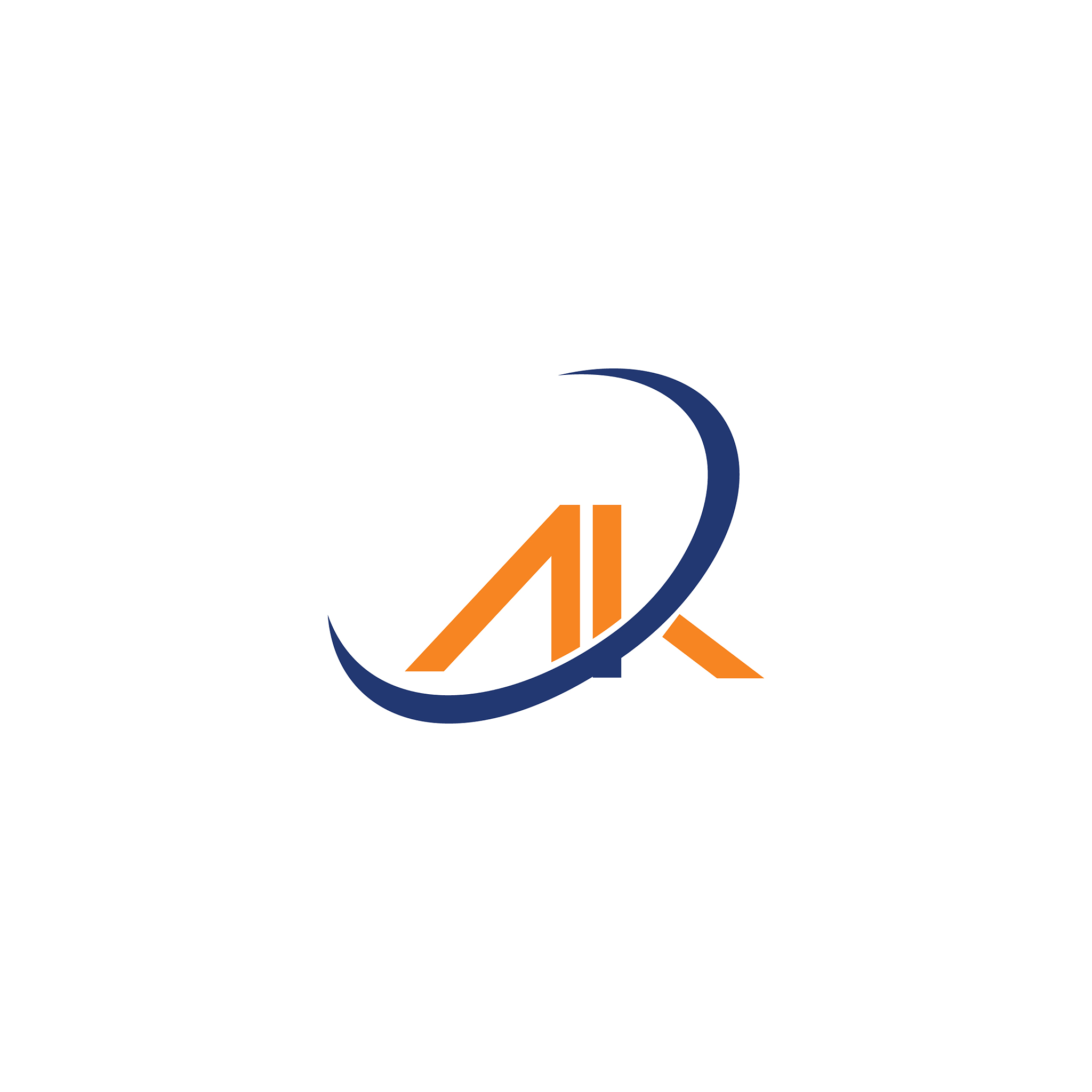 initial letter ak or ka logo design template