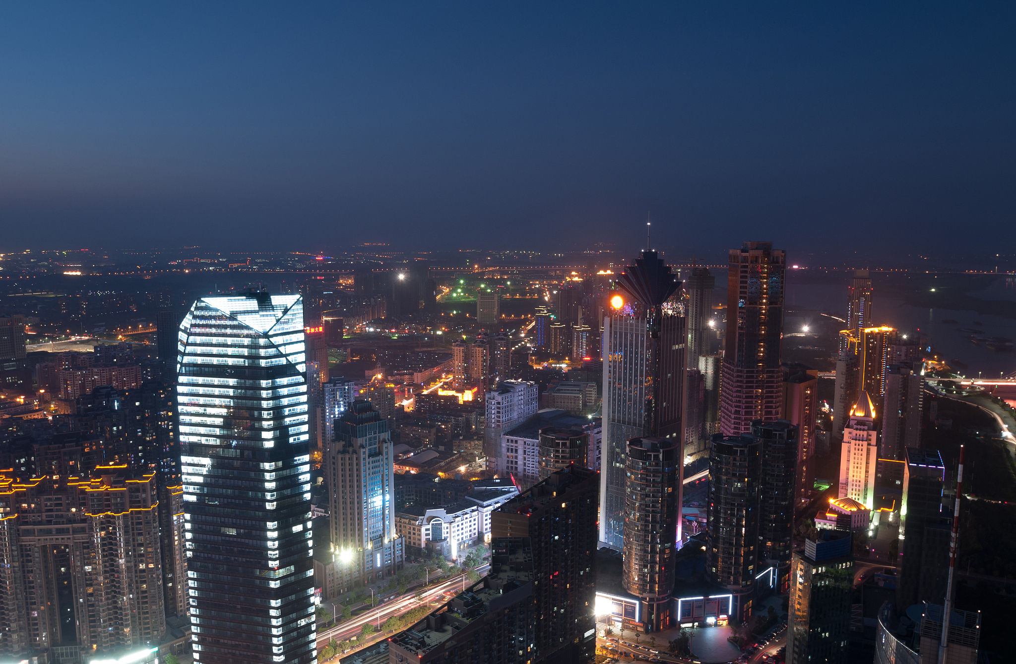 bird view at nanchang china