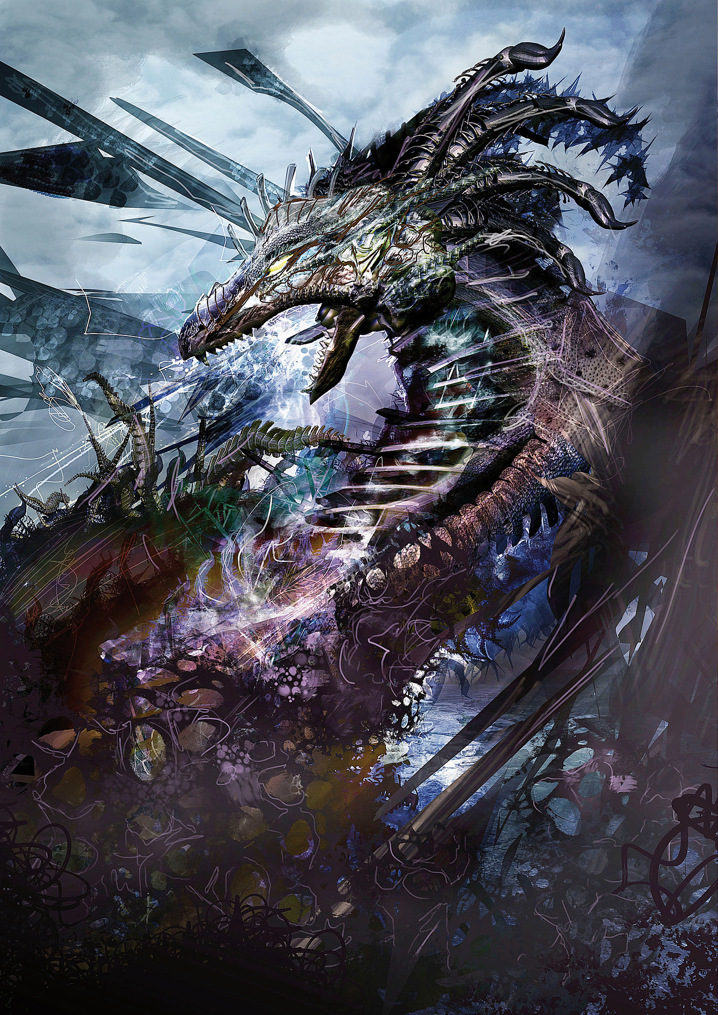blue dragon