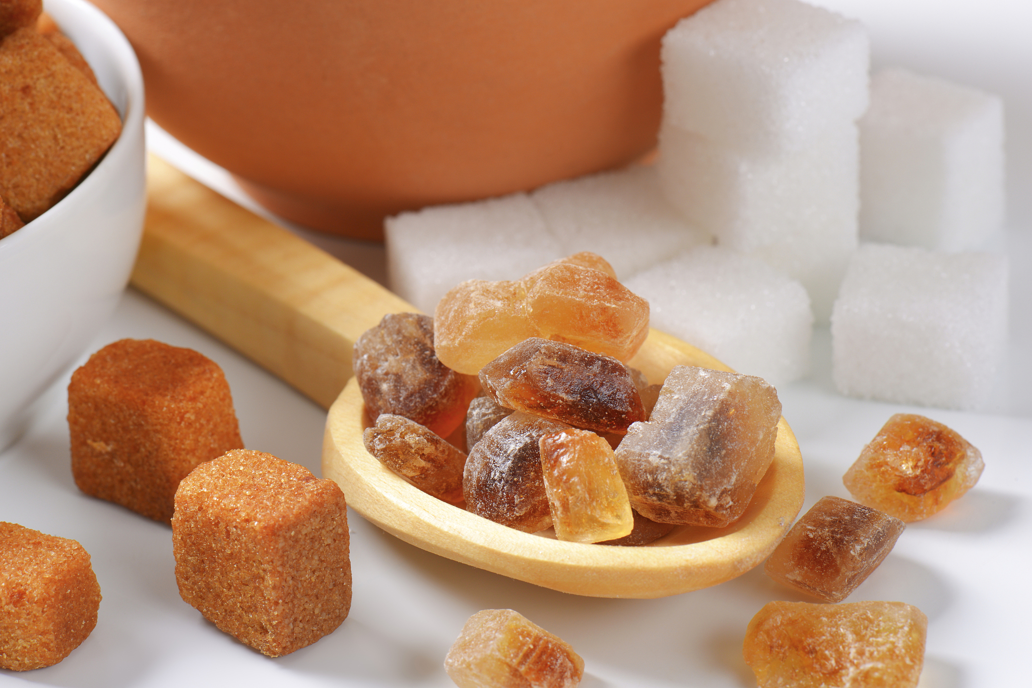 different types of sugar