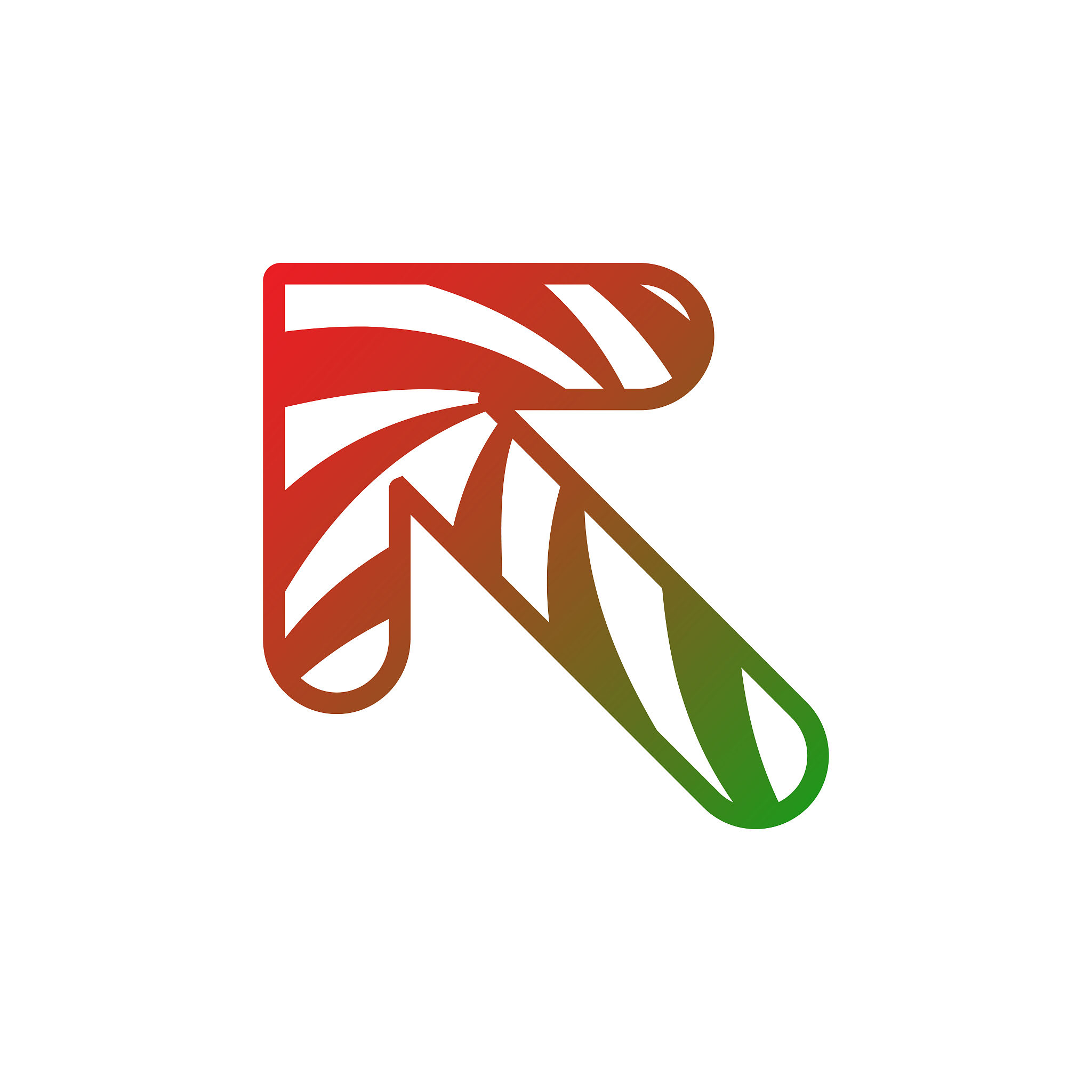 christmas cursor. striped peppermint candy arrow shaped. vector 