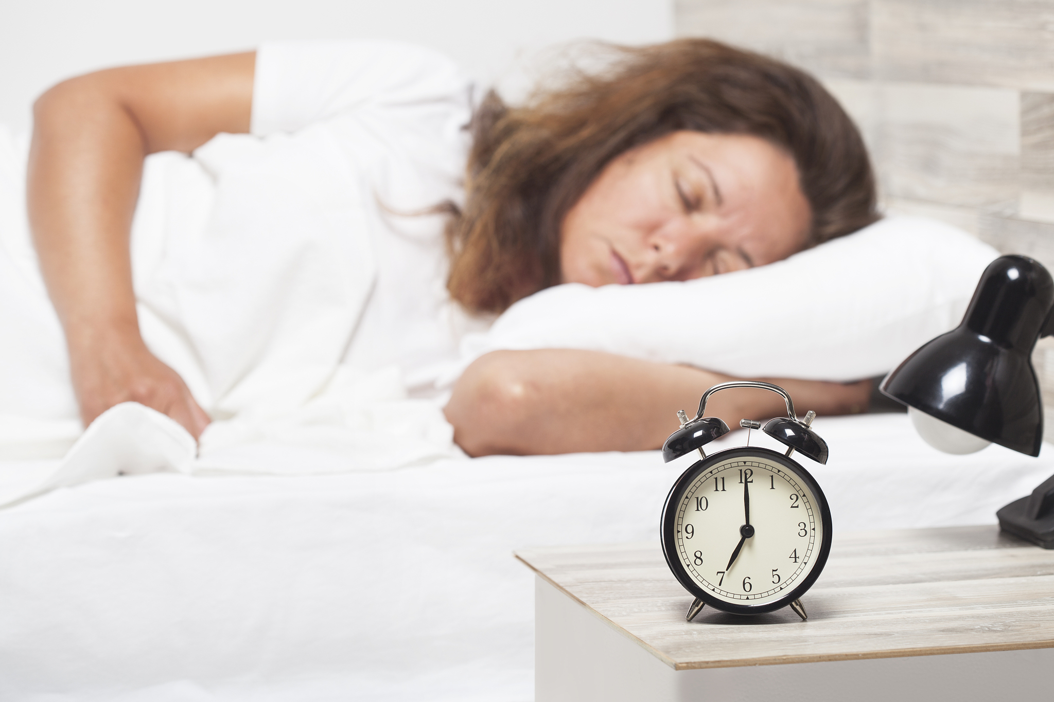sleeping woman