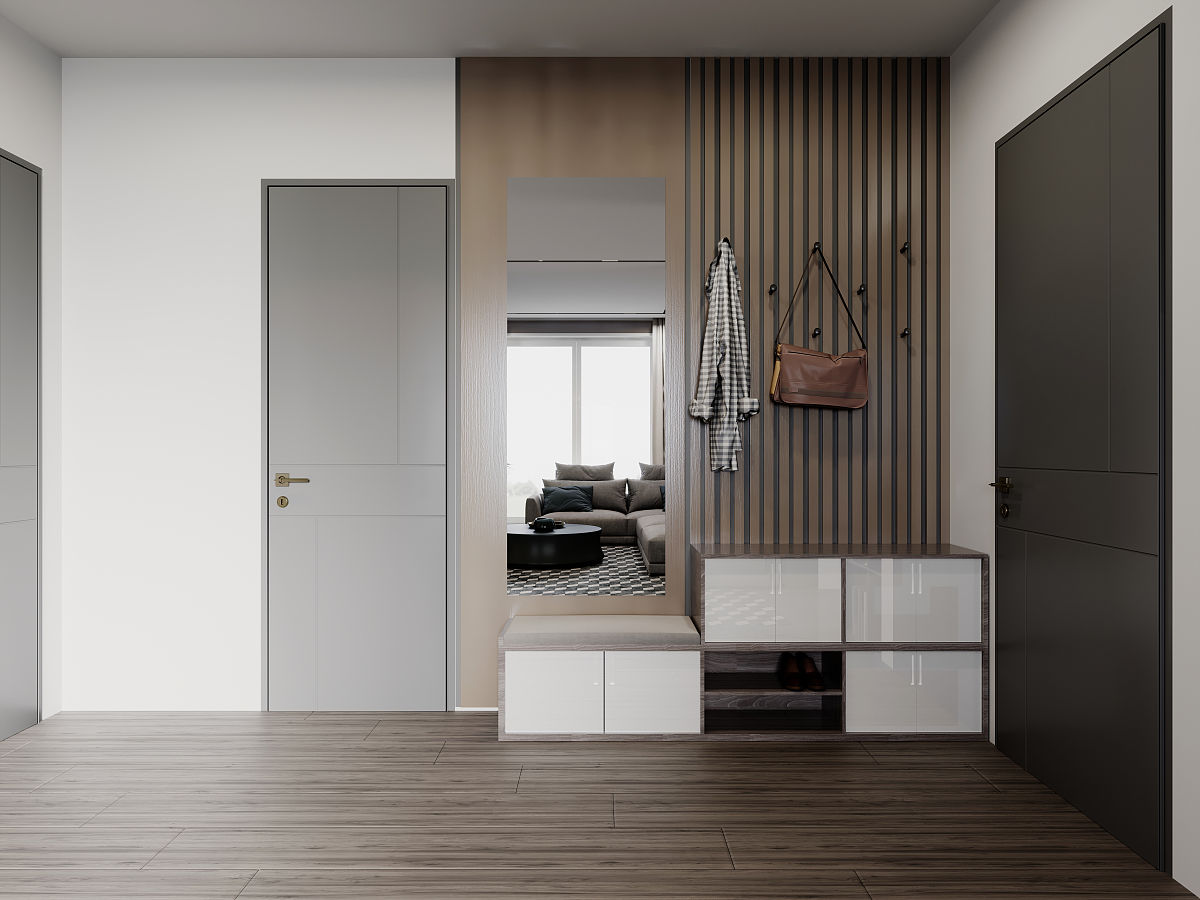 鞋柜对门如何化解