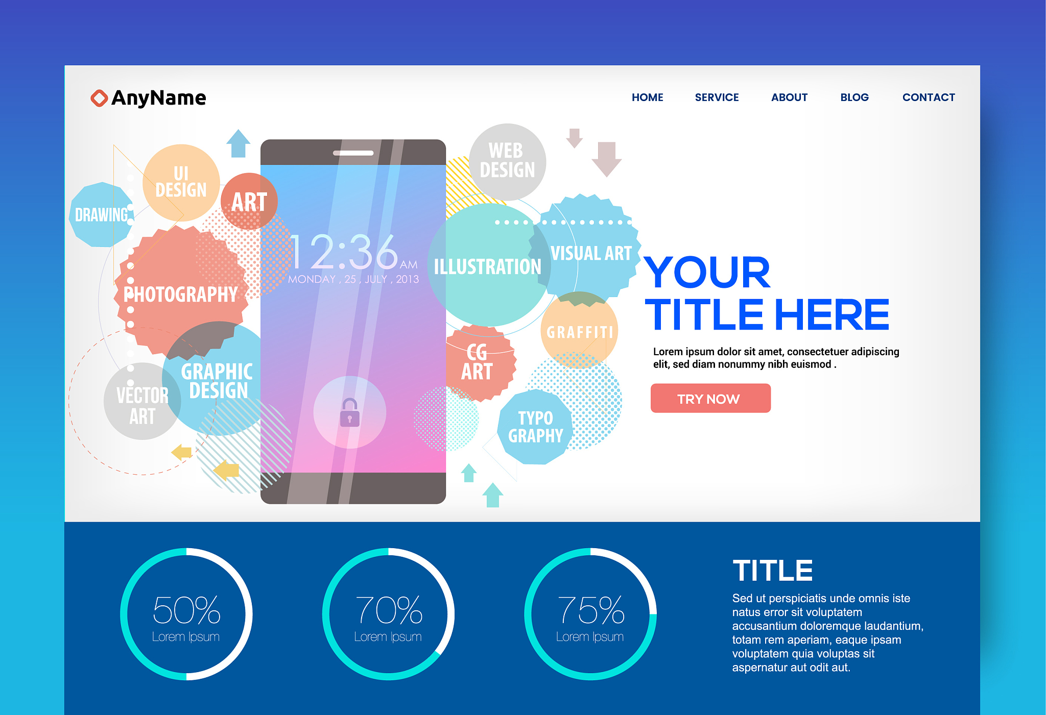 portfolio website template