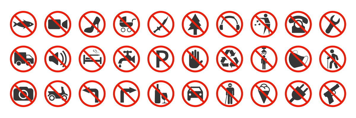 安全标志种类及特点：警告、禁止、指令、提示