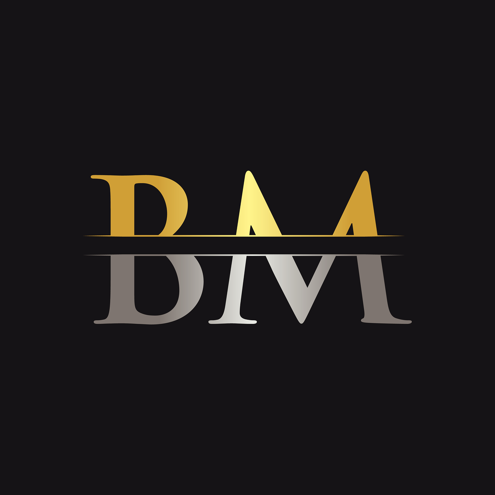 initial bm letter logo with creative modern