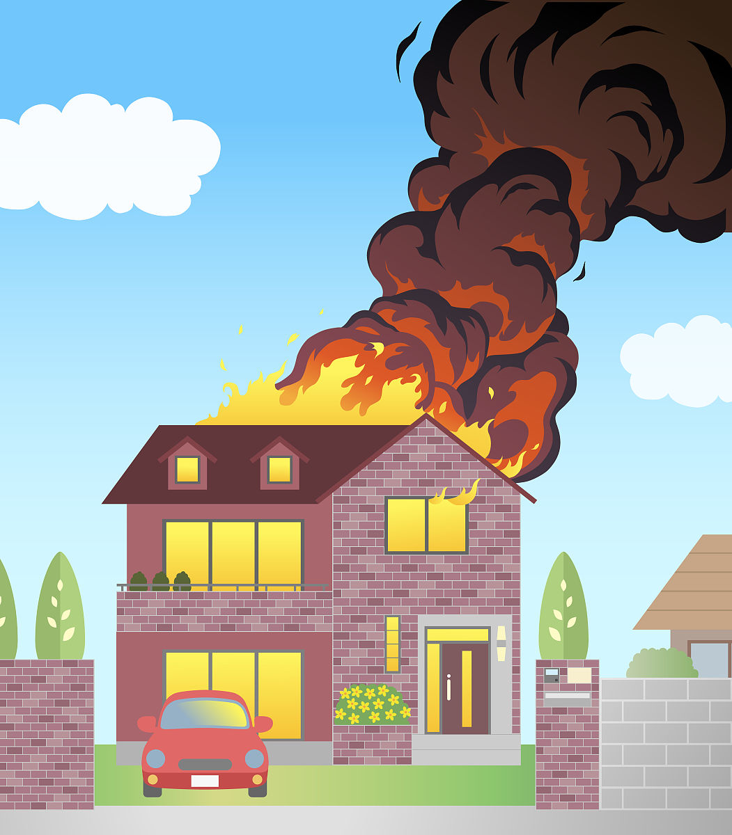 梦见在着火后清理房子里打扫卫生