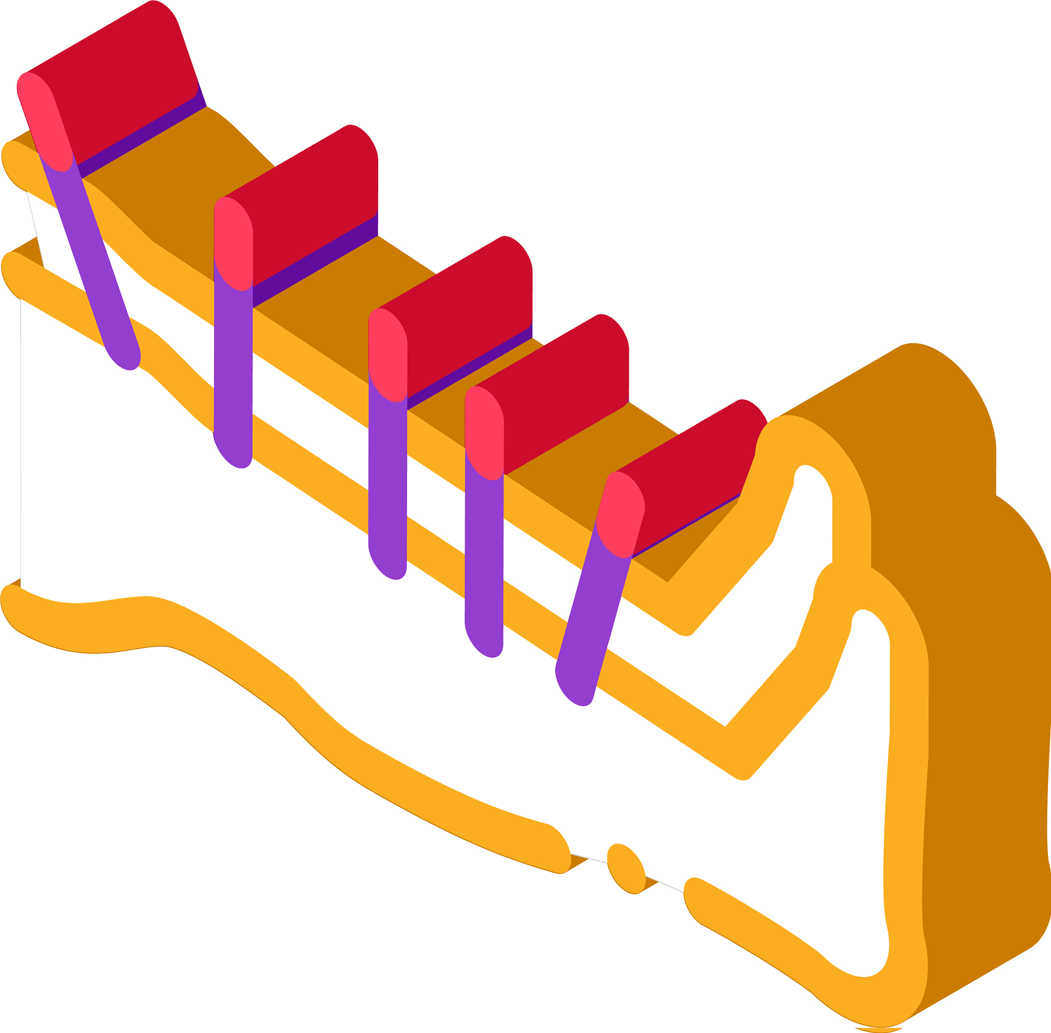 acupuncture feet isometric icon