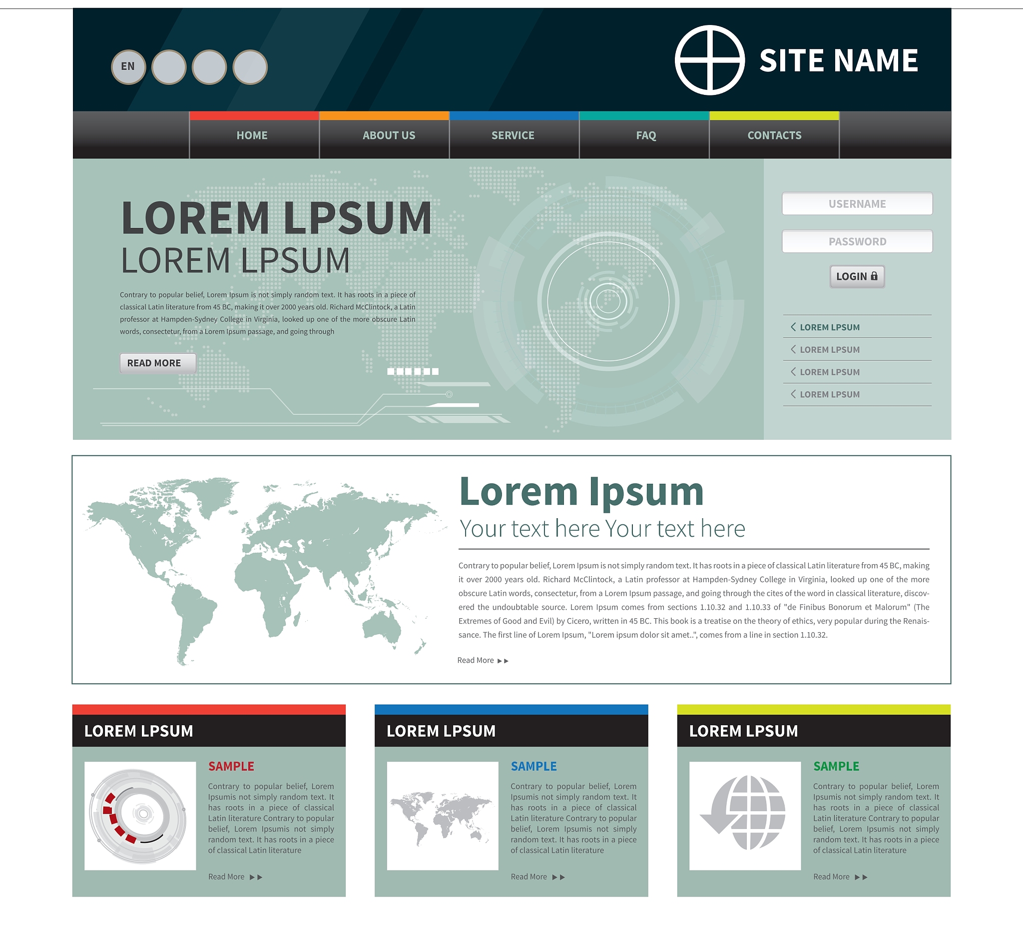 website template