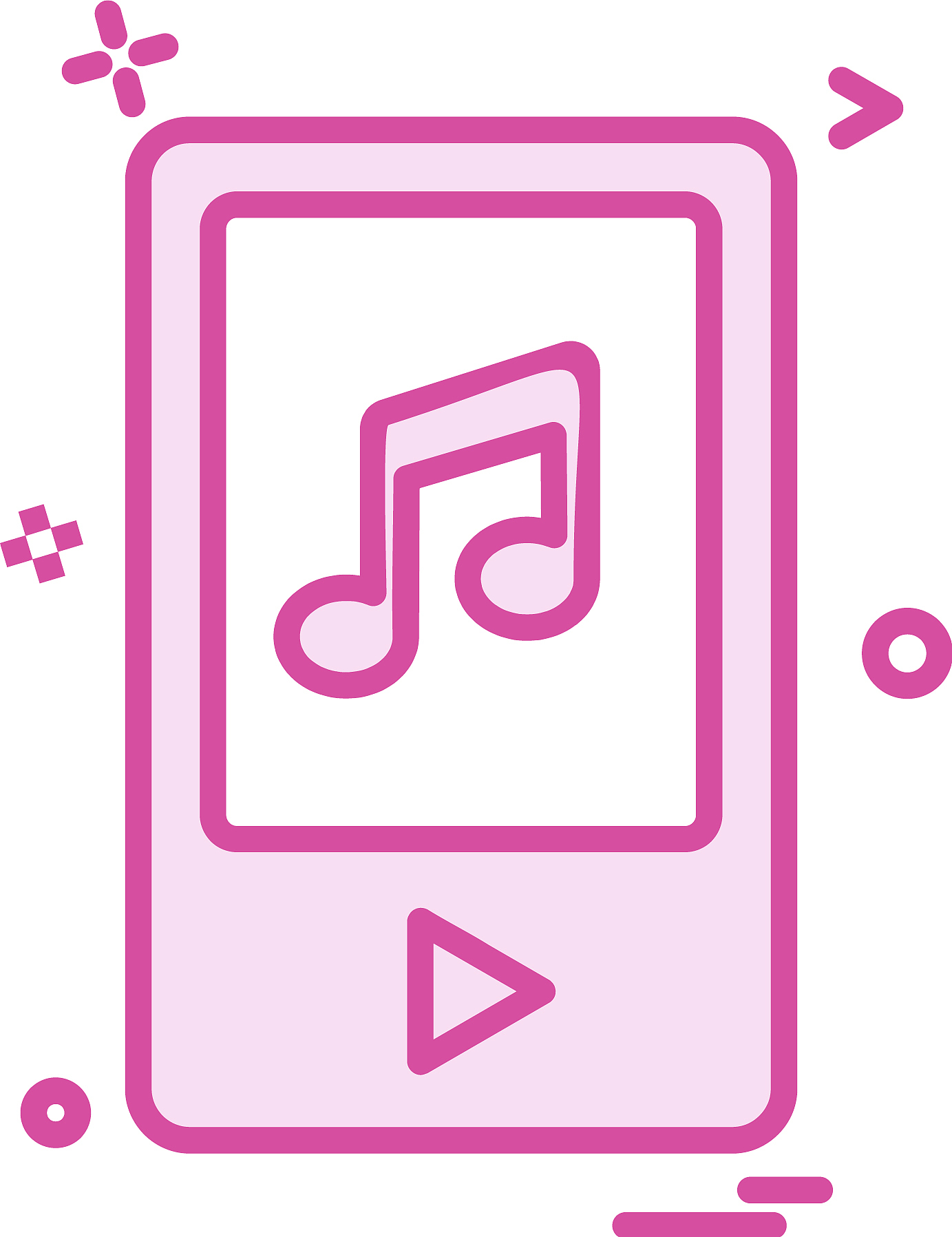 music player icon design