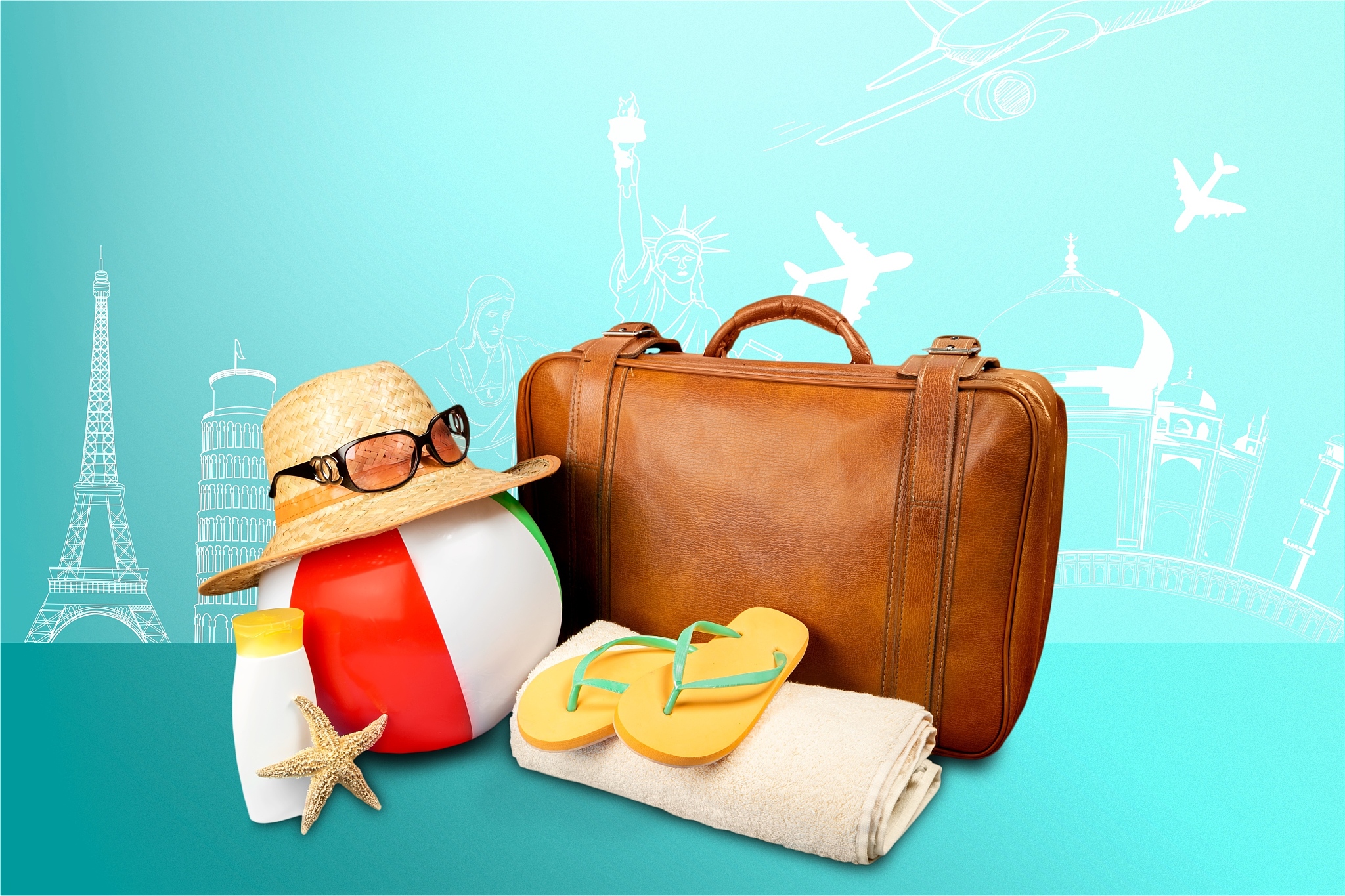 suitcase.