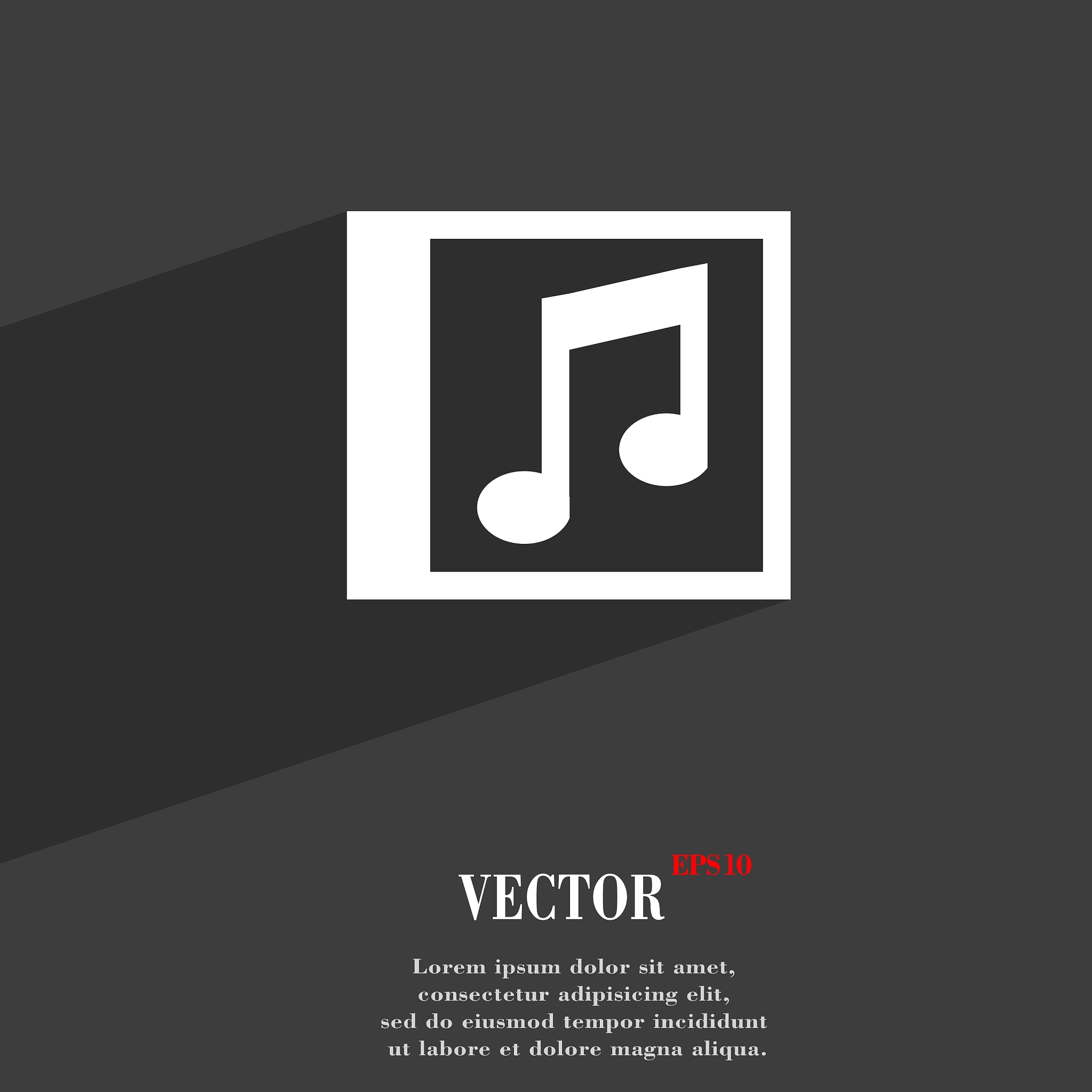 audio mp3 file icon symbol flat modern web design