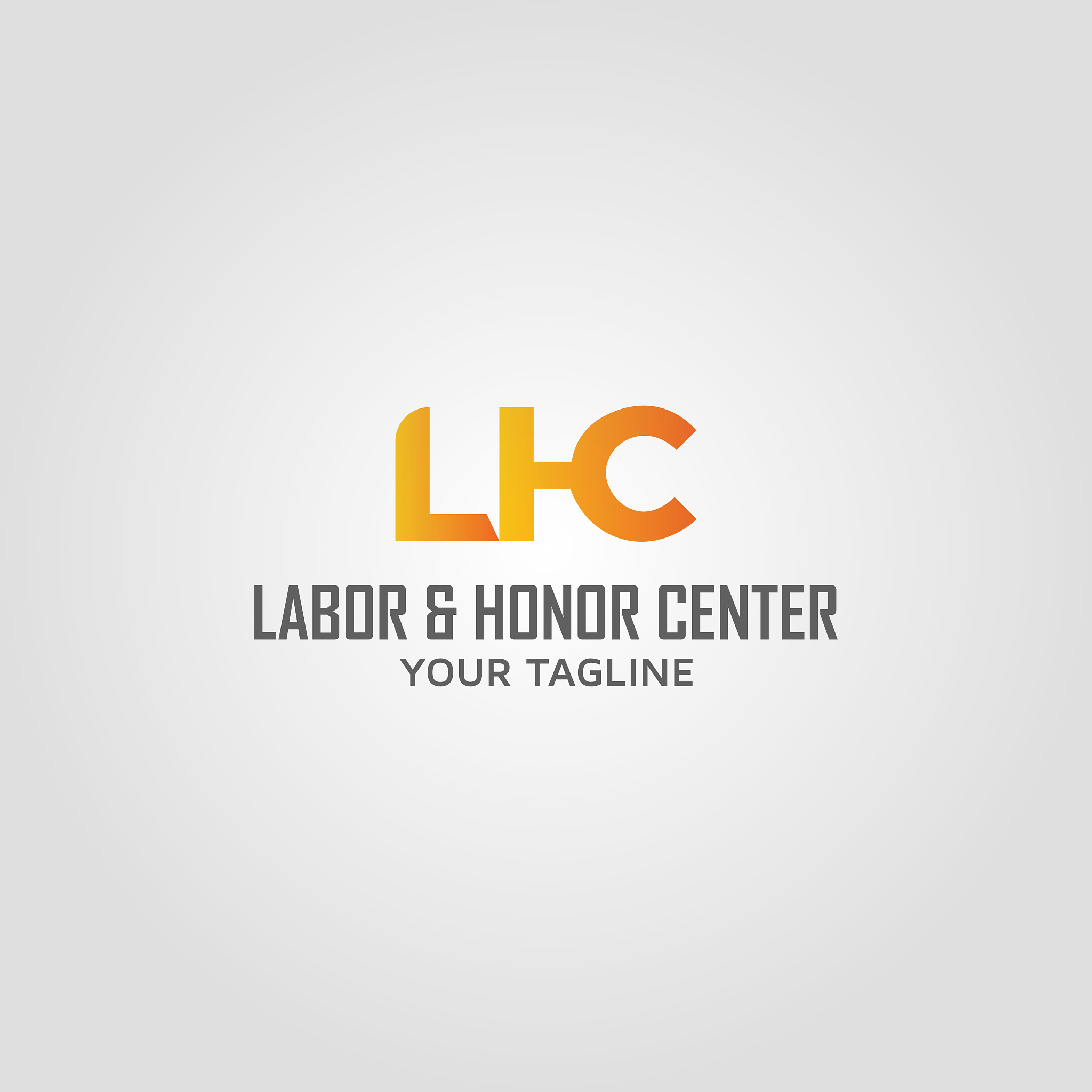 letter lhc logo design