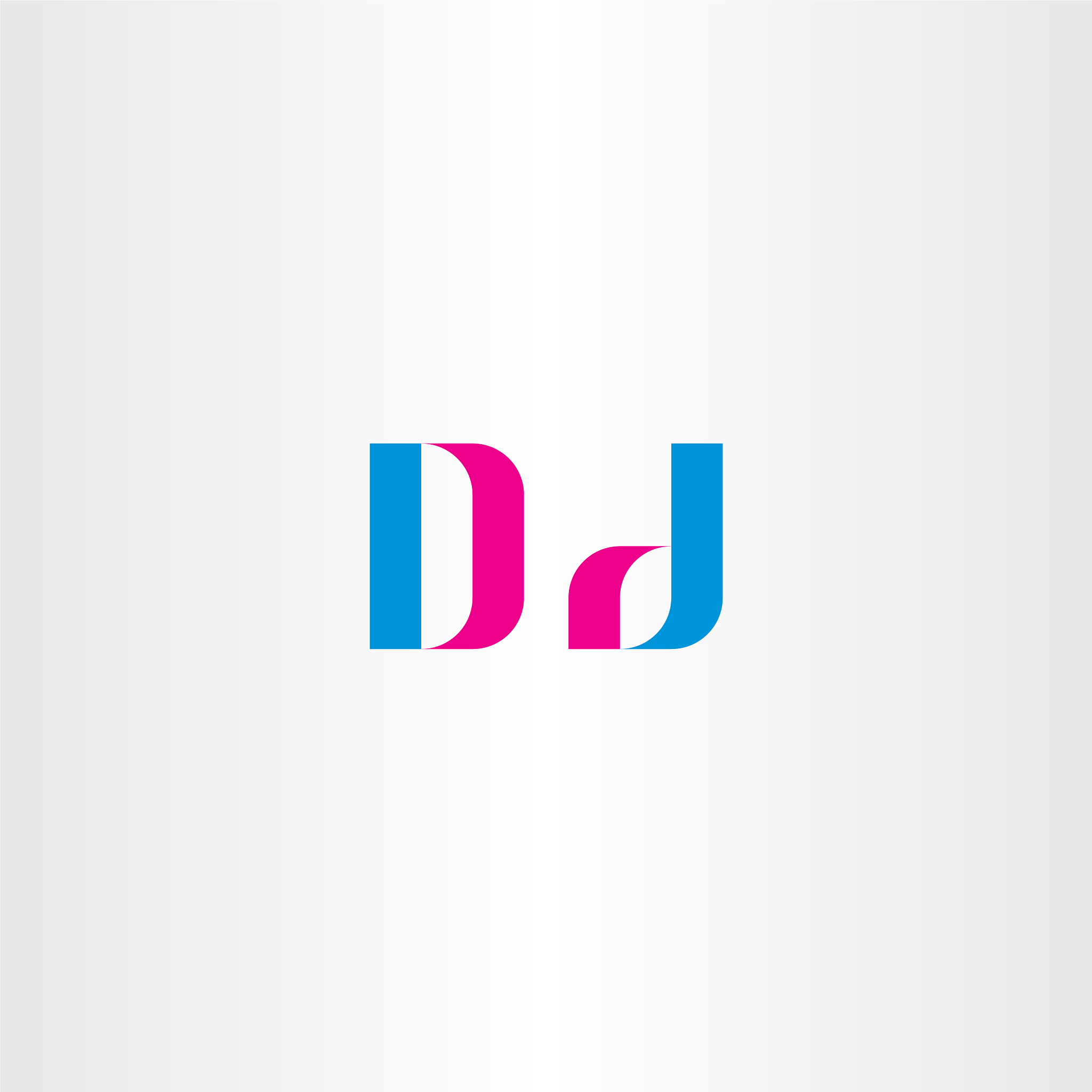 d letter logo sign element symbol