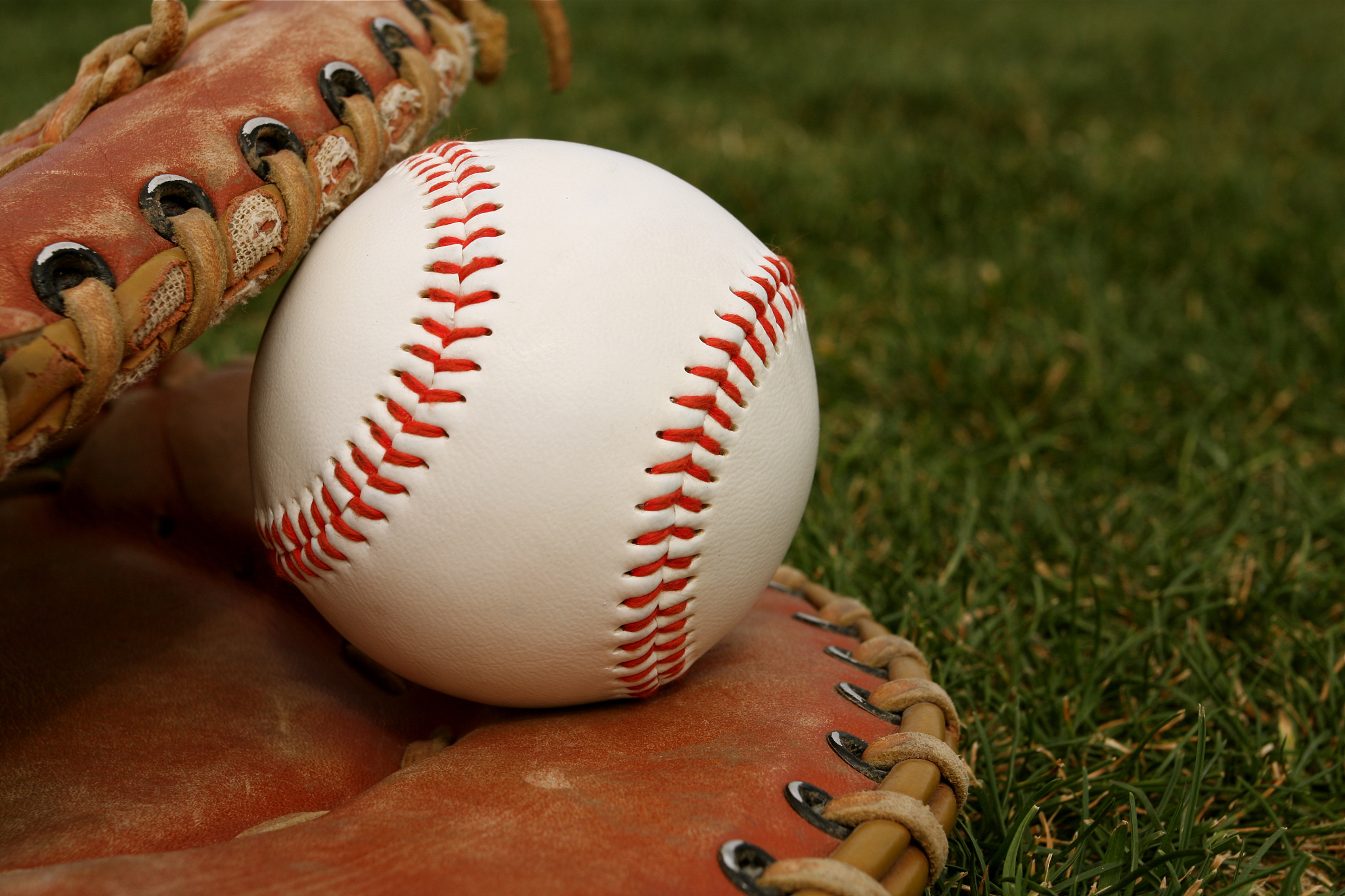 baseball and glove