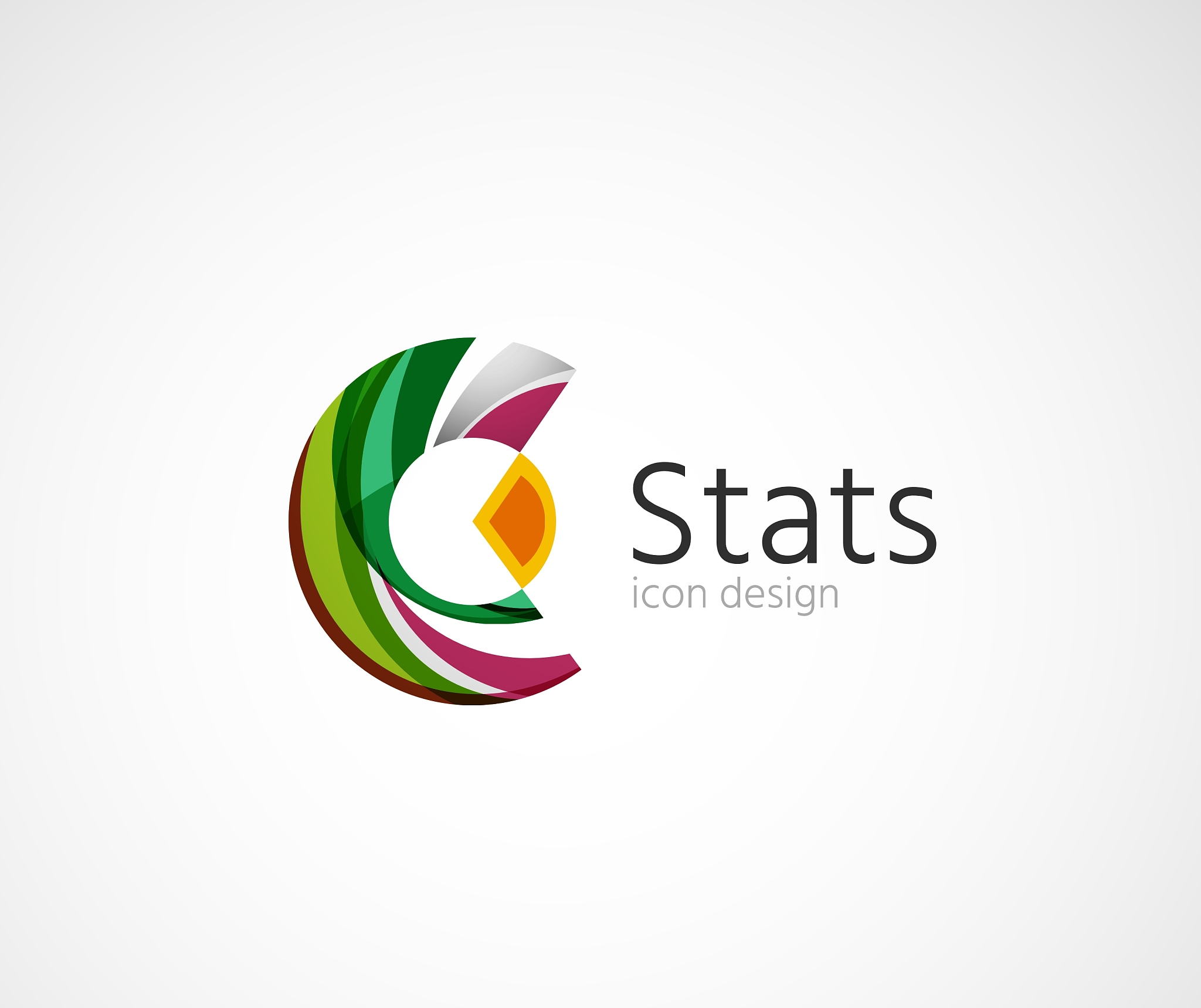 statistics company logo design