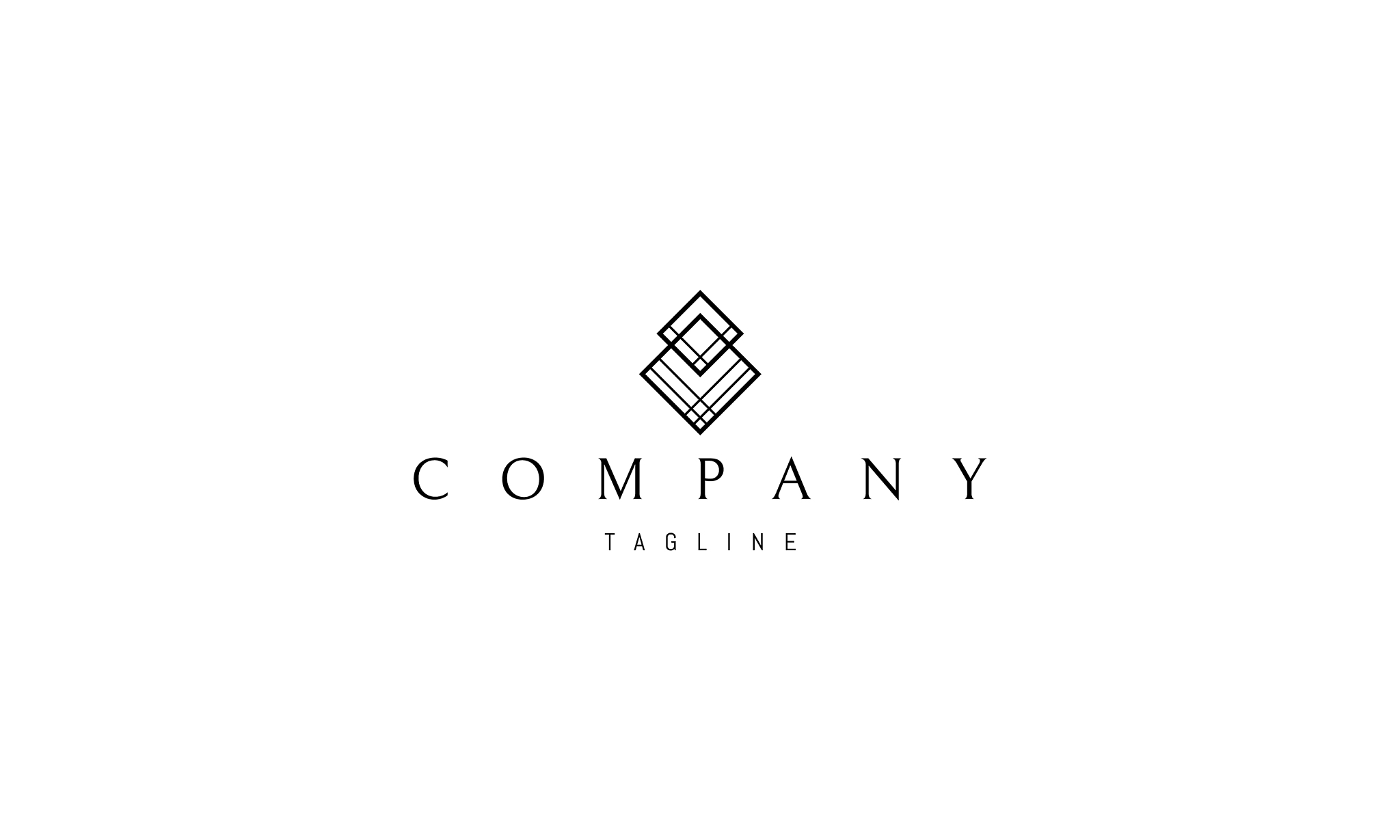 logo on which an abstract image a