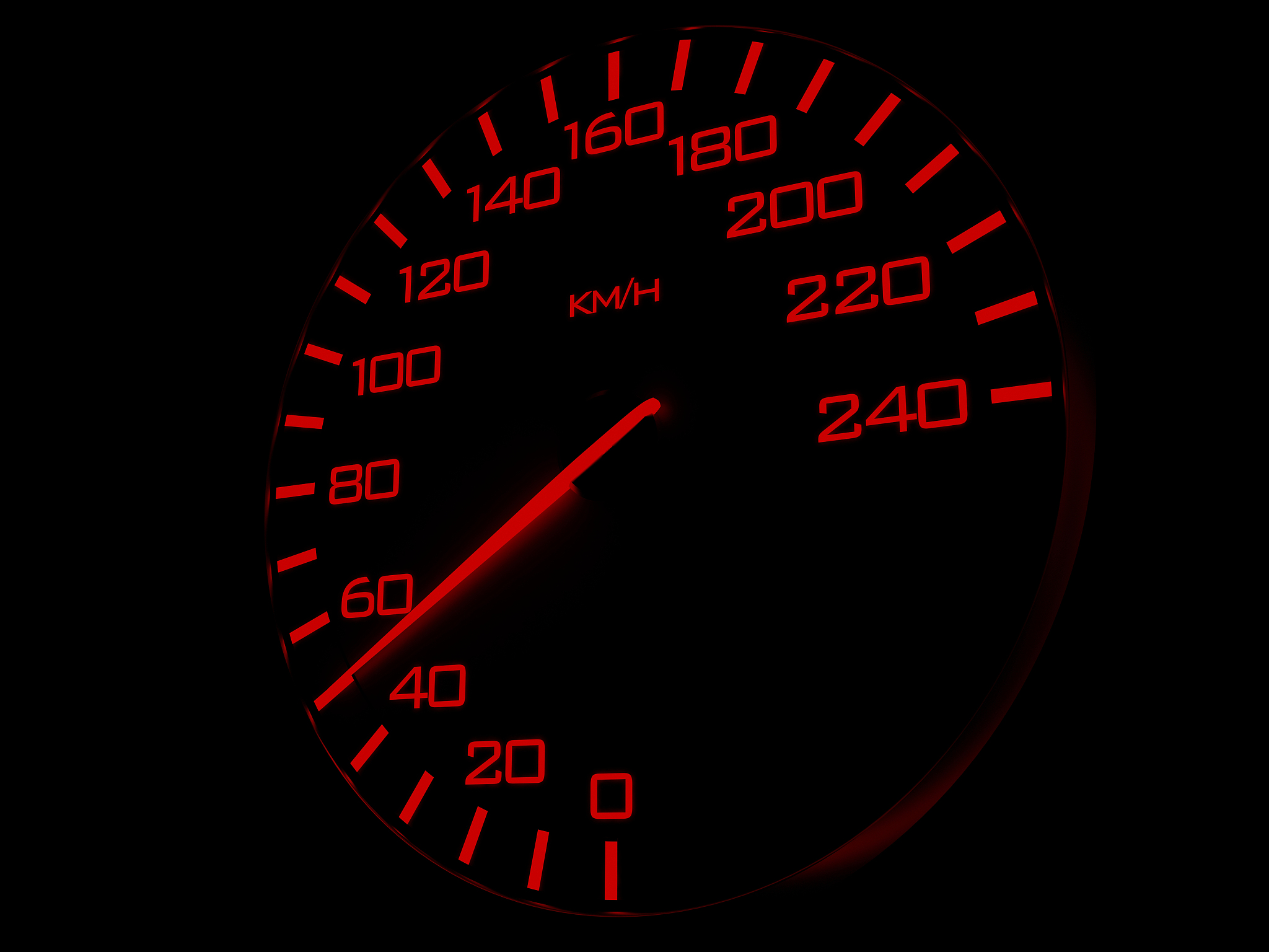 speedometer 50 km/h