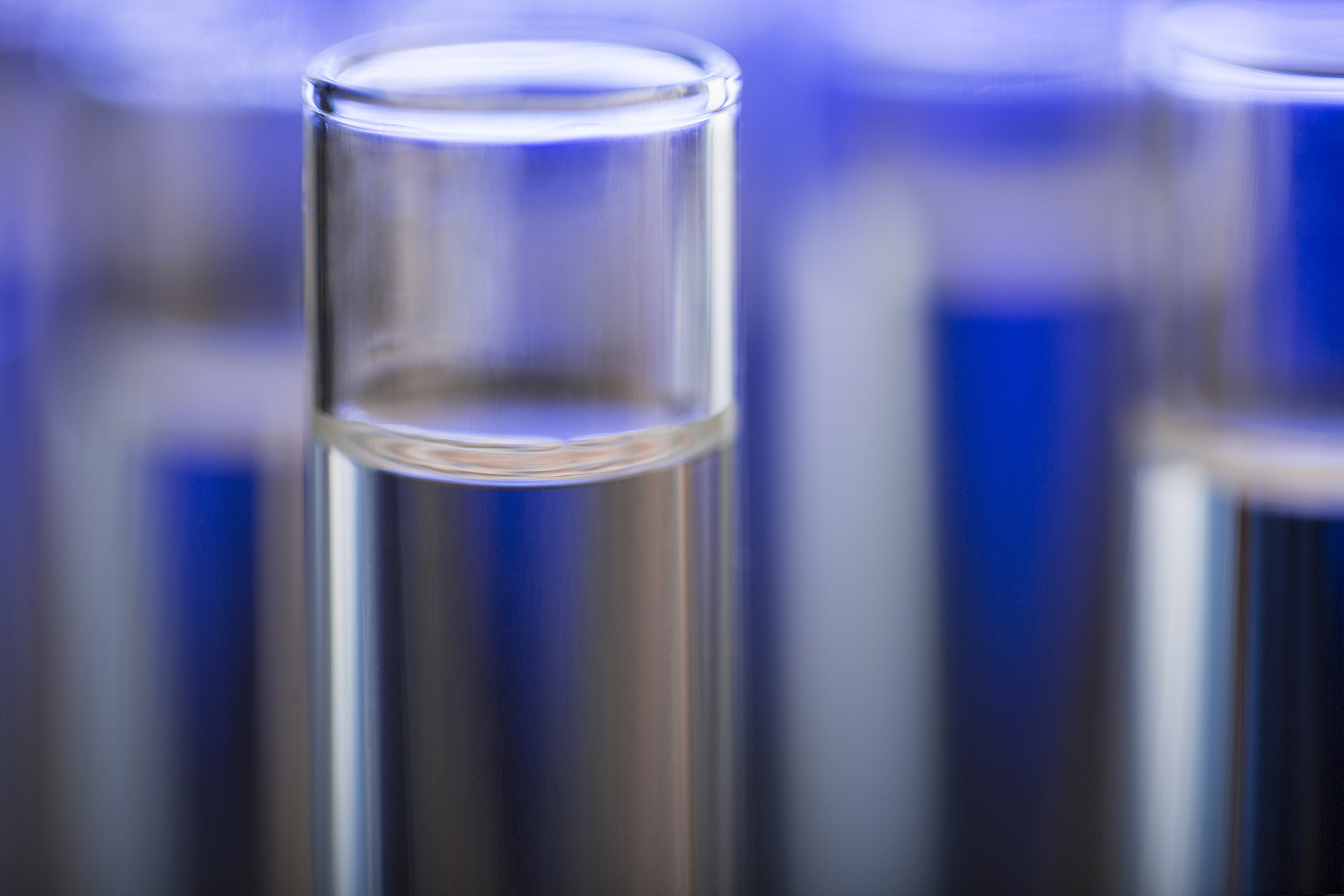 医学生物科学实验试管和液体静物特写