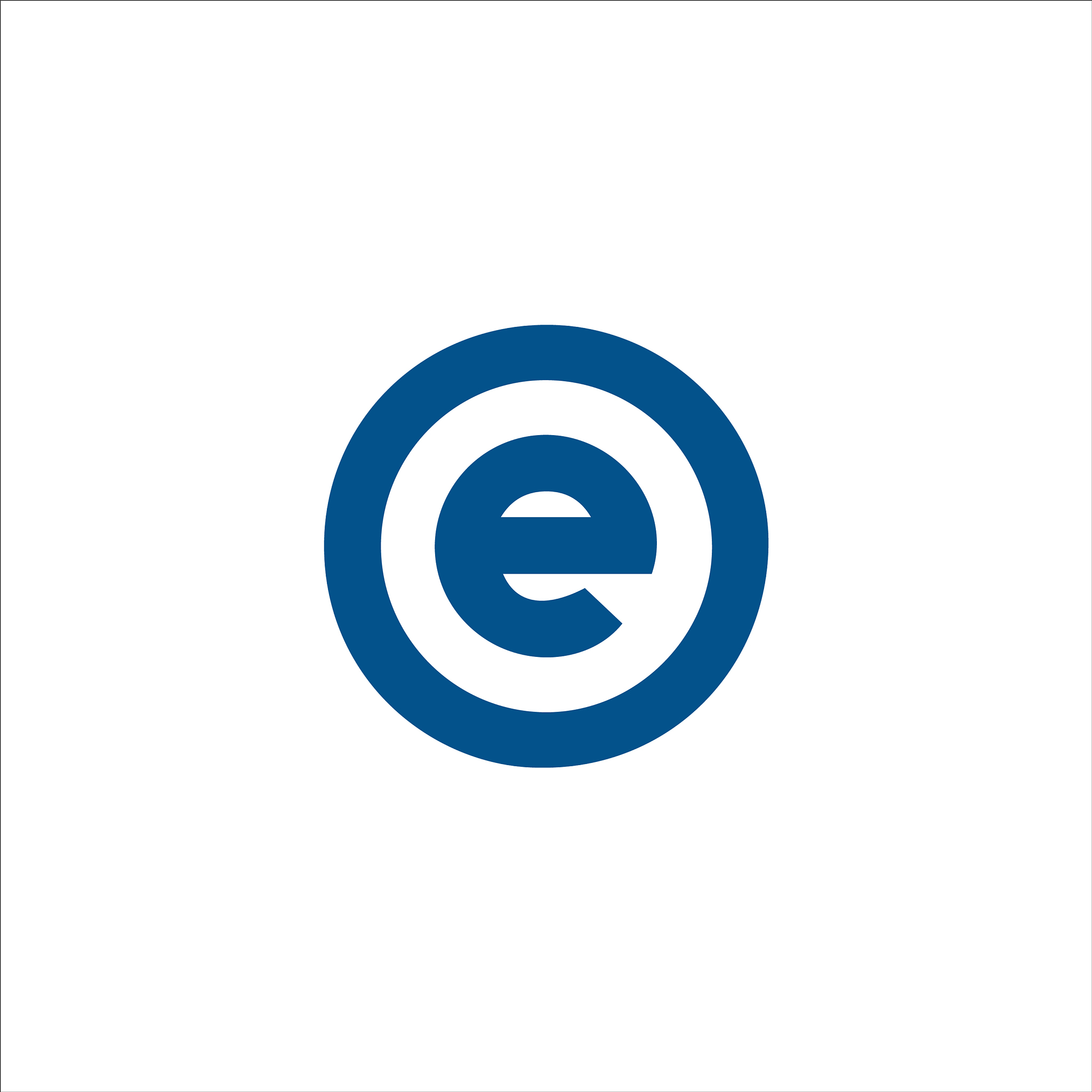 initial letter eo or oe logo design template
