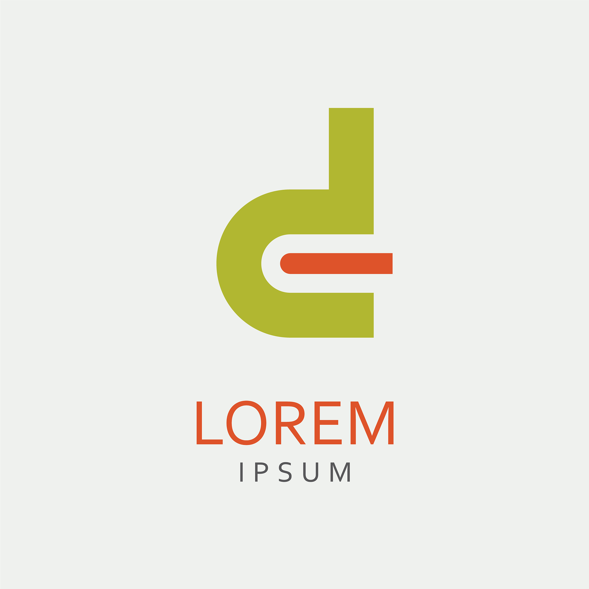 d letter logo icon