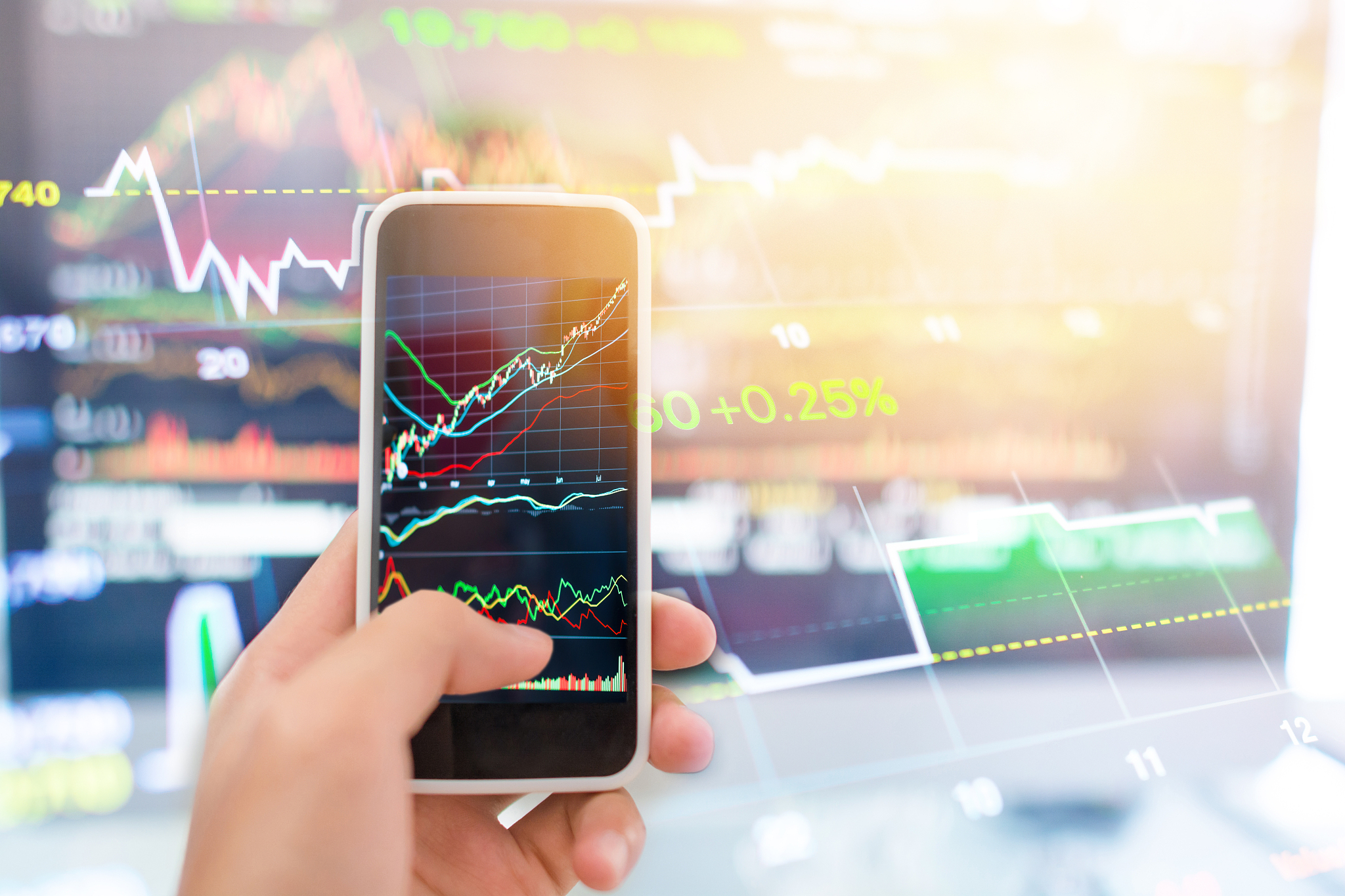 investment theme stockmarket and finance business analysis stock
