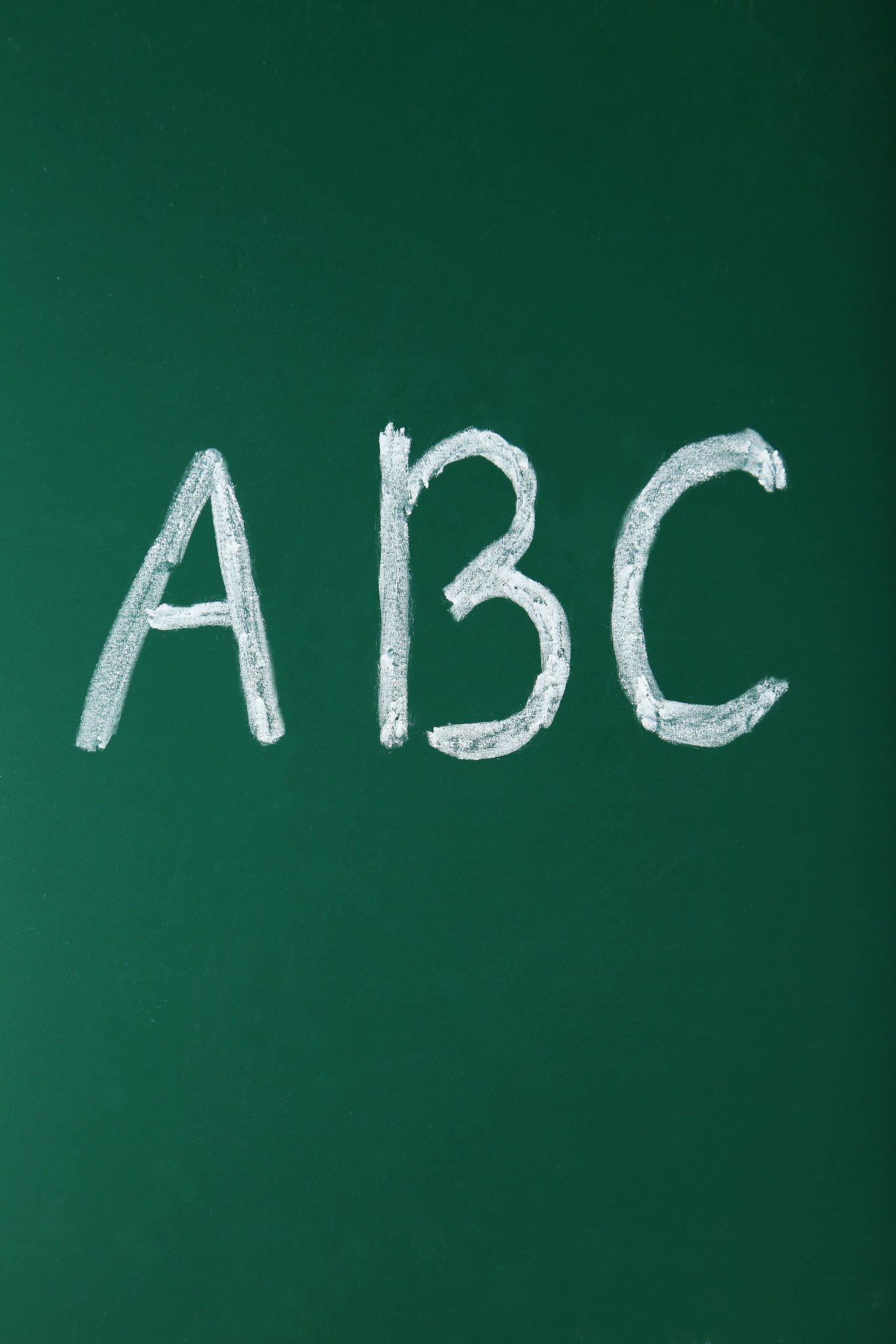 an inscription on a school board
