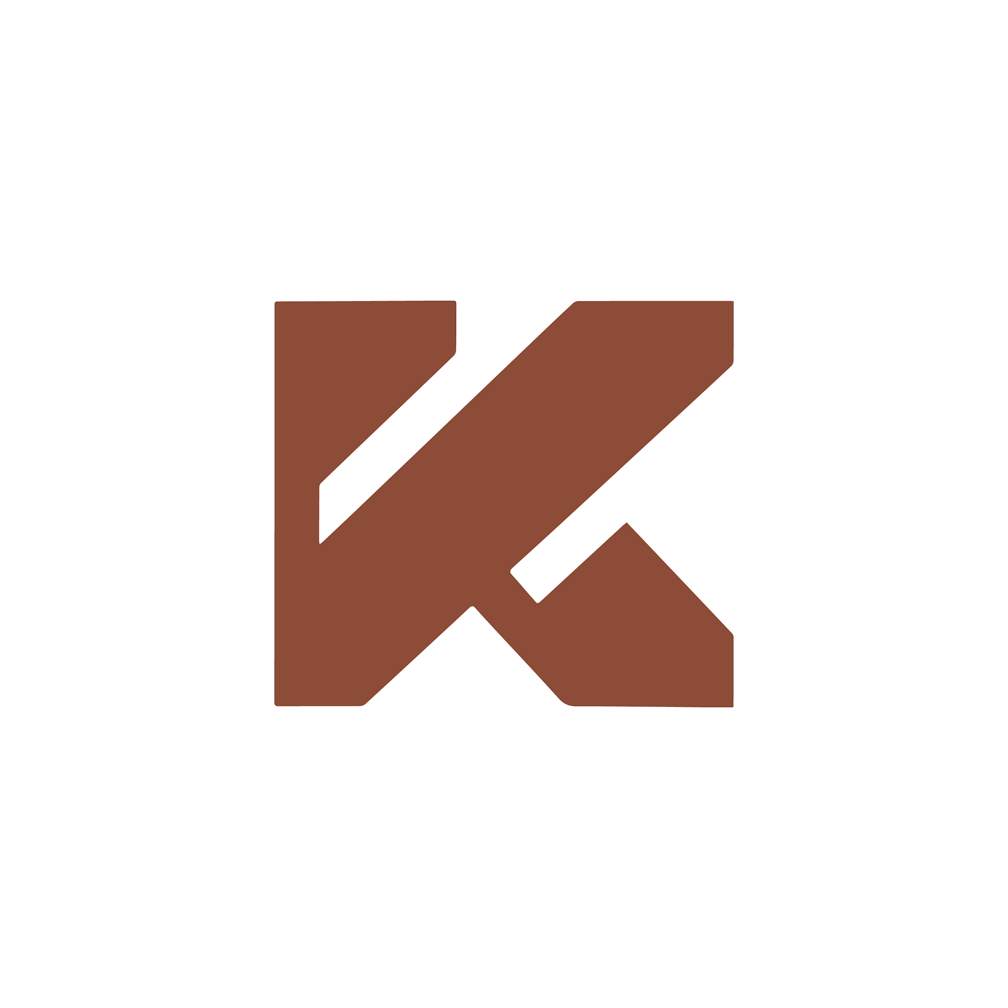 initial letter k logo design template