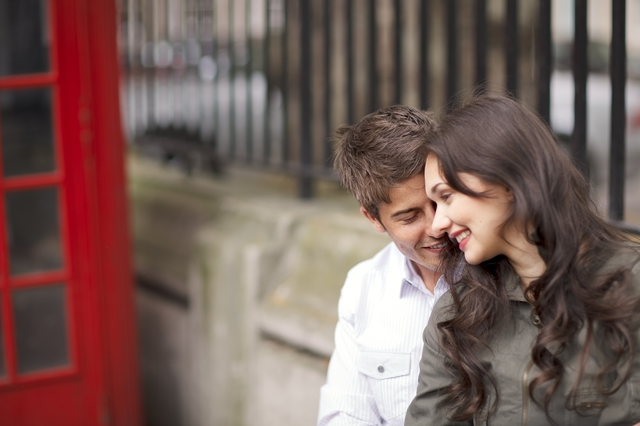two young lovers in london.