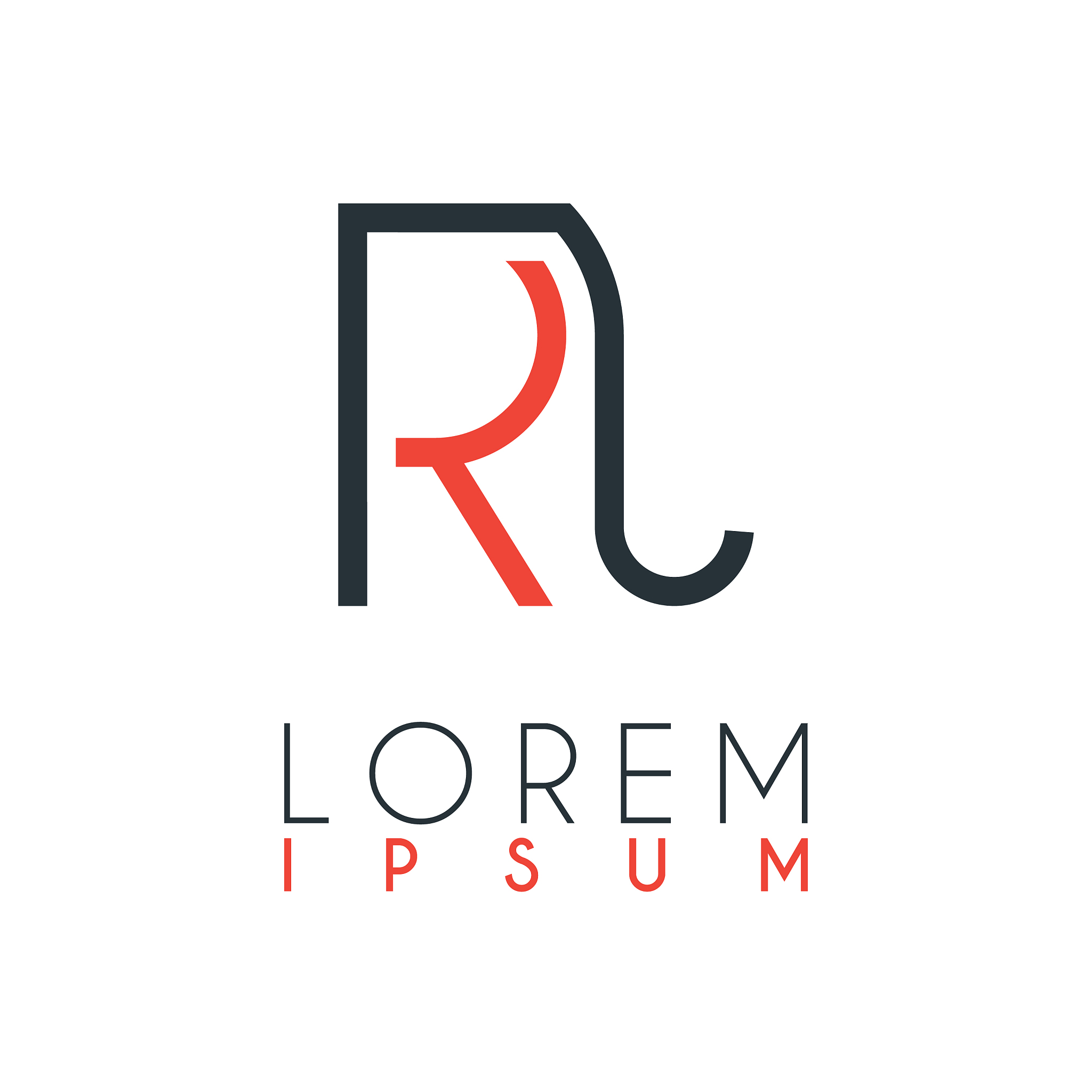 the logo between letter r and letter j or rj
