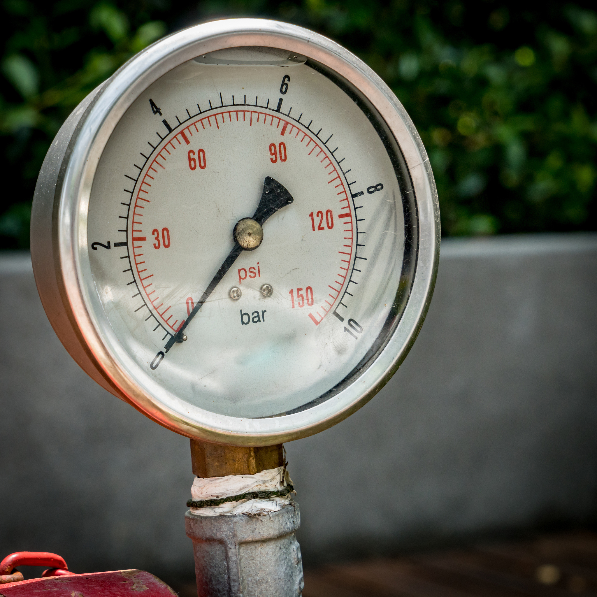 水压表检测数值是