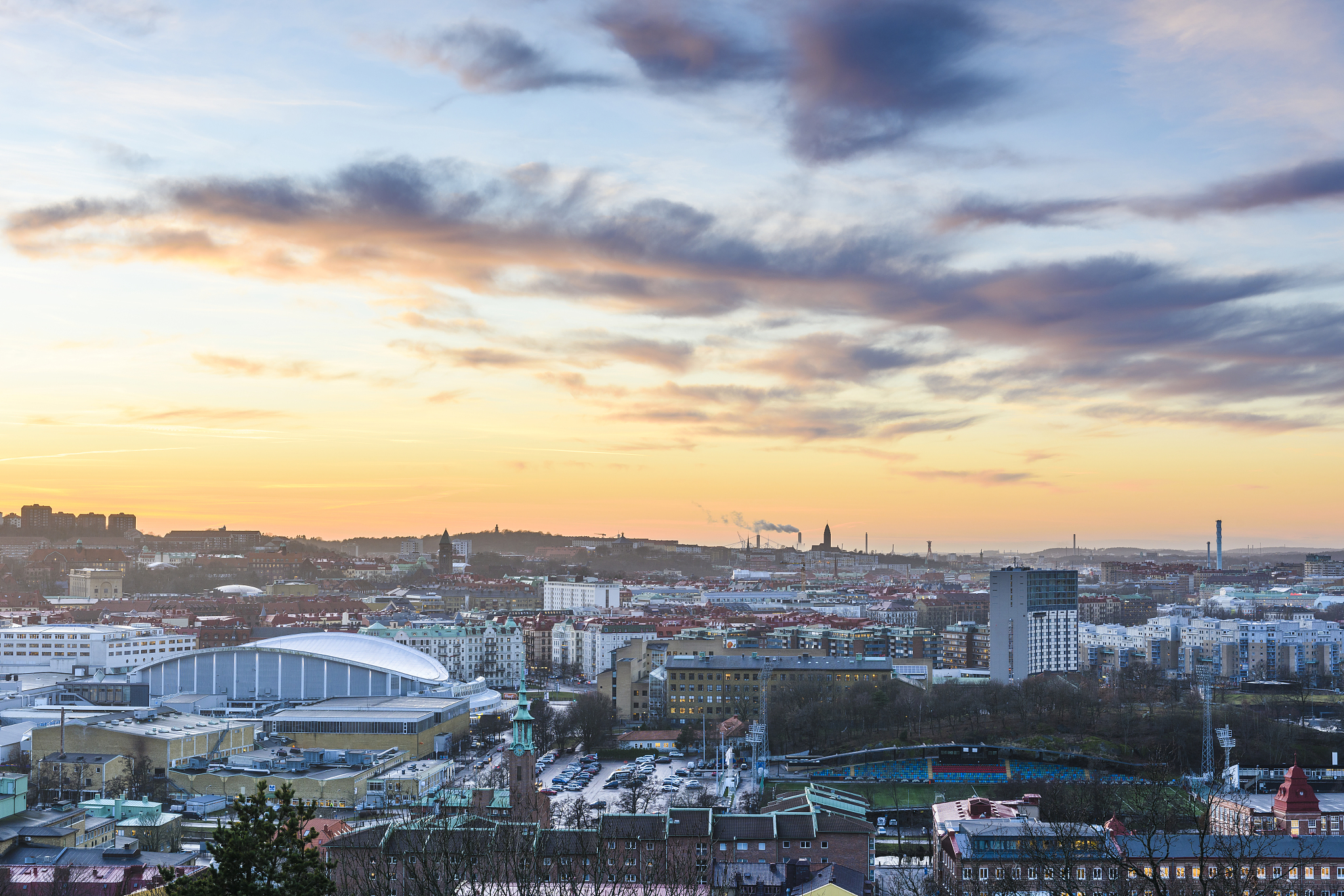gothenburg cityscape, sweden