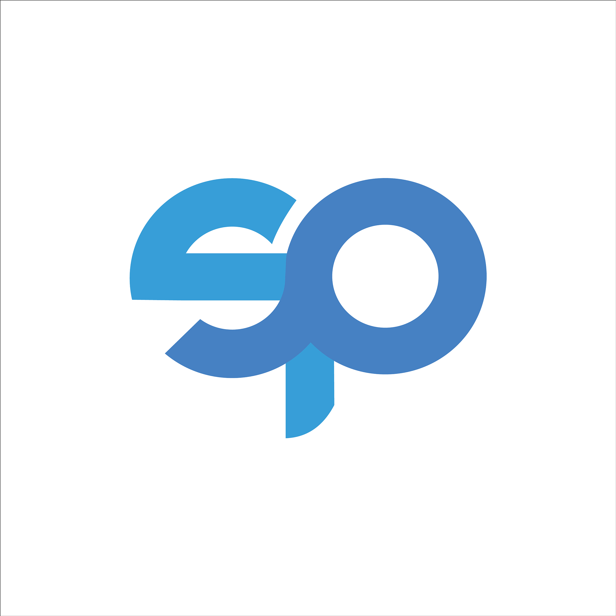 initial letter sp or ps logo design template