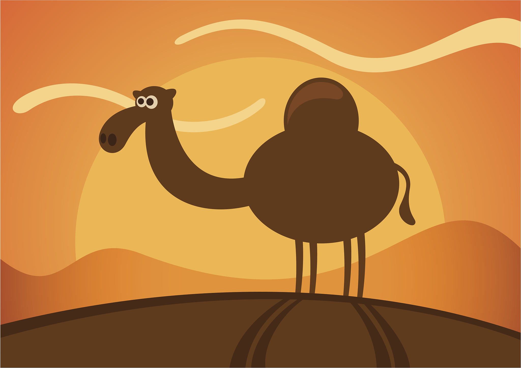 骆驼喝水动画脚本：沙漠生存的精彩瞬间