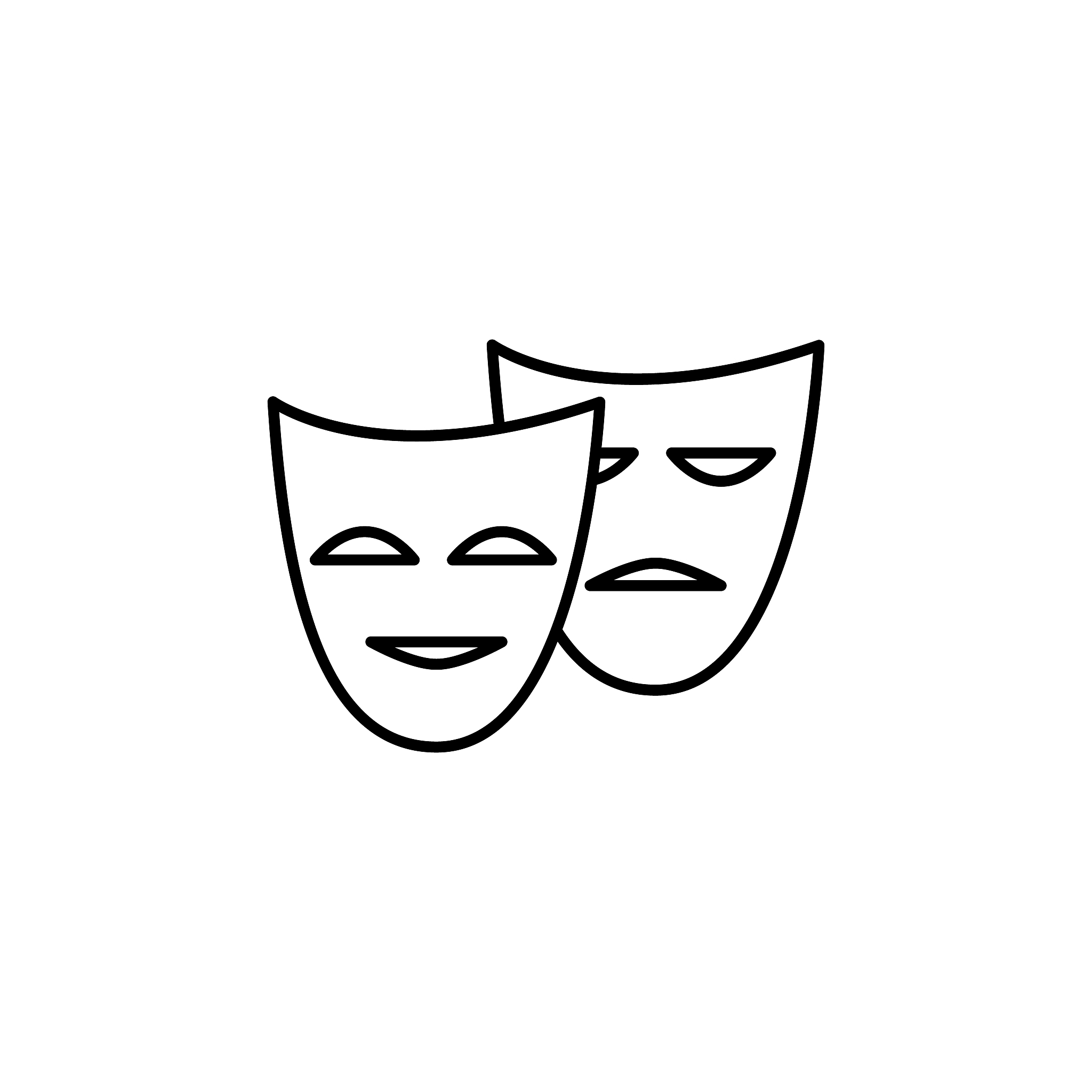 theater sign icon. element of simple icon for websites, web desi
